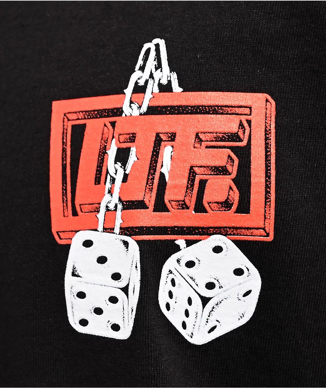 Learn To Forget Dice Logo Black T-Shirt Product Image