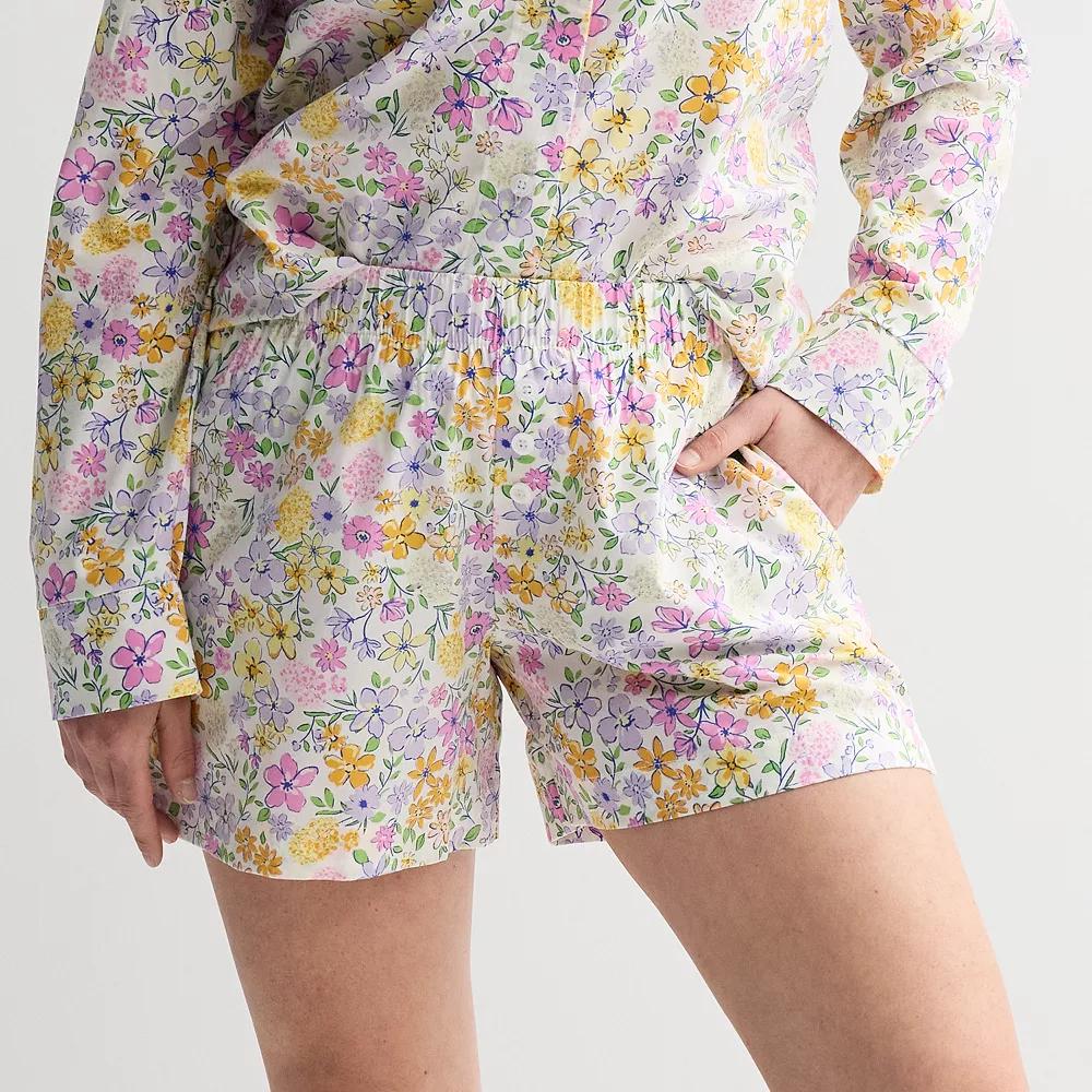 Women's Sonoma Goods For Life® Woven Sleep Shorts,  Product Image