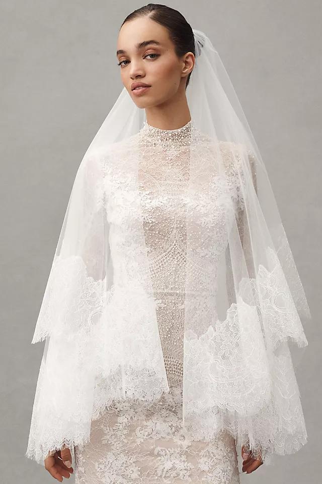 Watters Frances Fingertip Veil Product Image