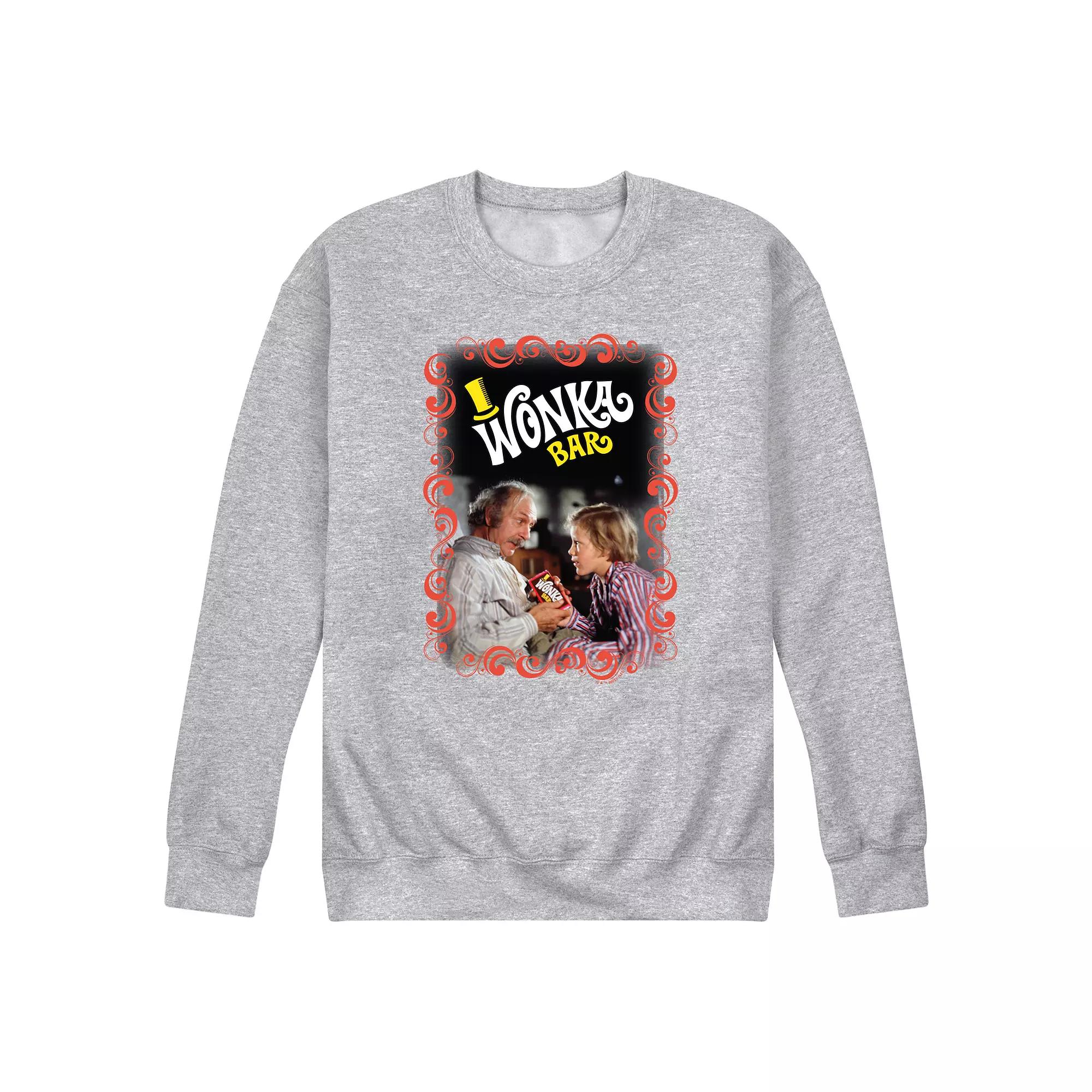 Men's Willy Wonka Charlie Grandpa Joe Fleece Sweatshirt,  Product Image