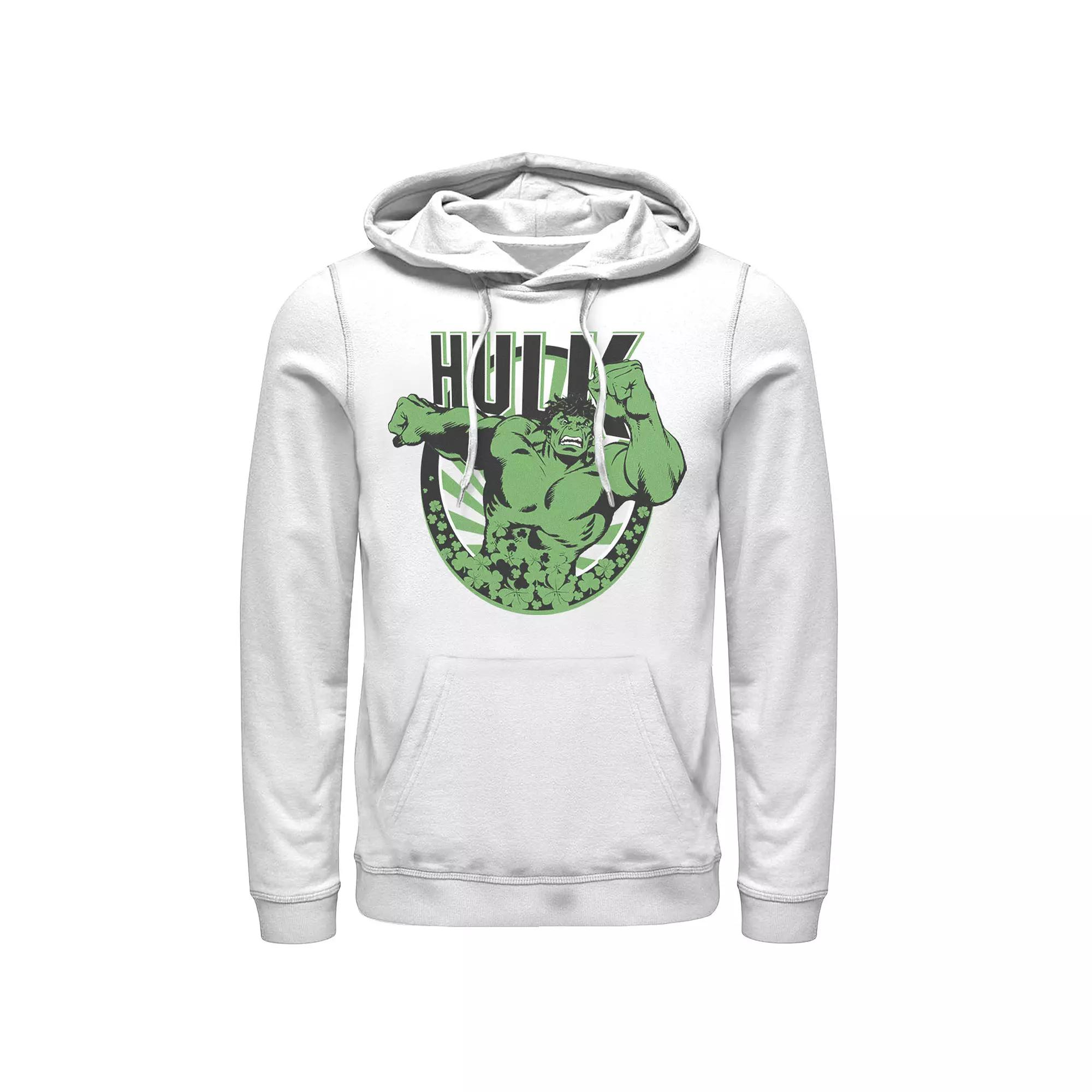 Men's Marvel Hulk St. Patty's Circle Logo Hoodie,  Product Image