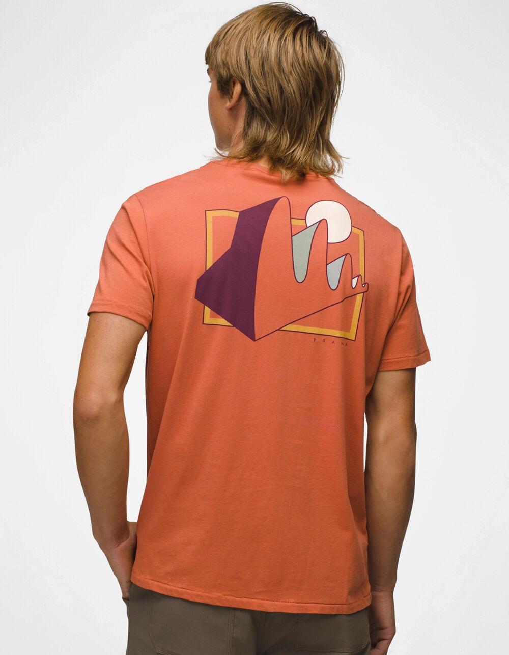 PRANA Everyday Signals Mens Tee - ORANGE Product Image