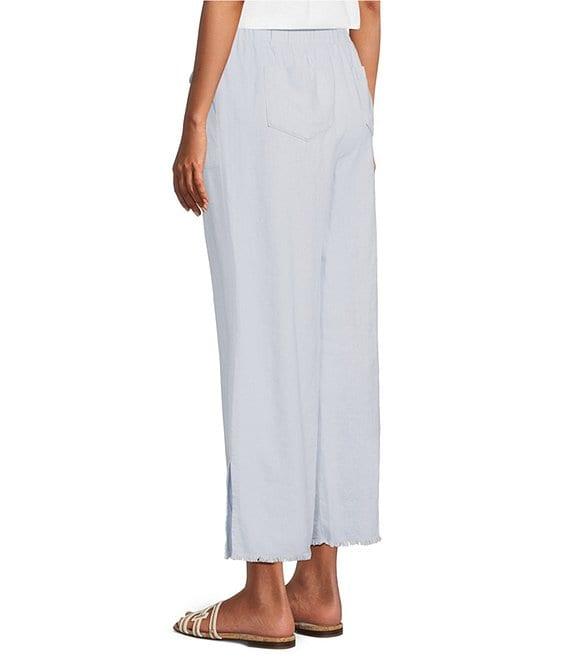 Westbound Petite Pull On Linen-Blend Pants Product Image
