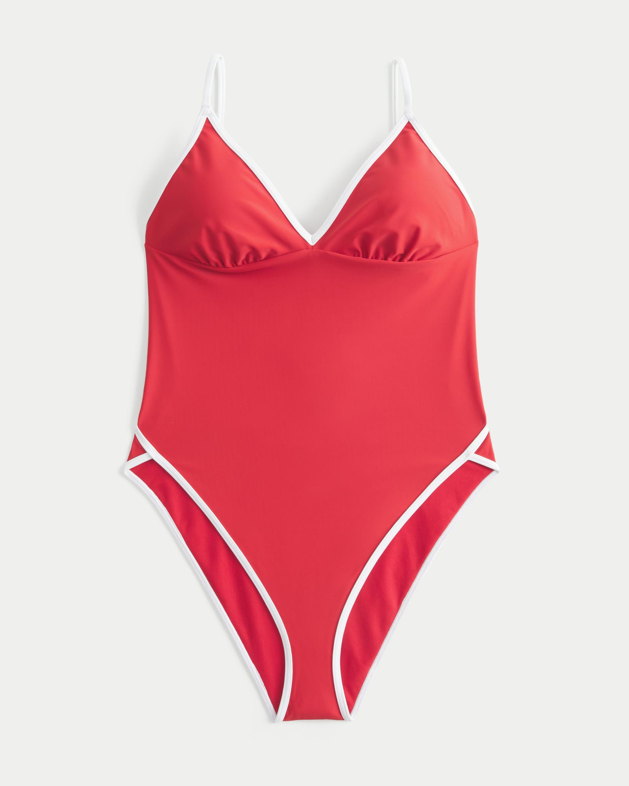 Pop-Color One-Piece Swimsuit Product Image