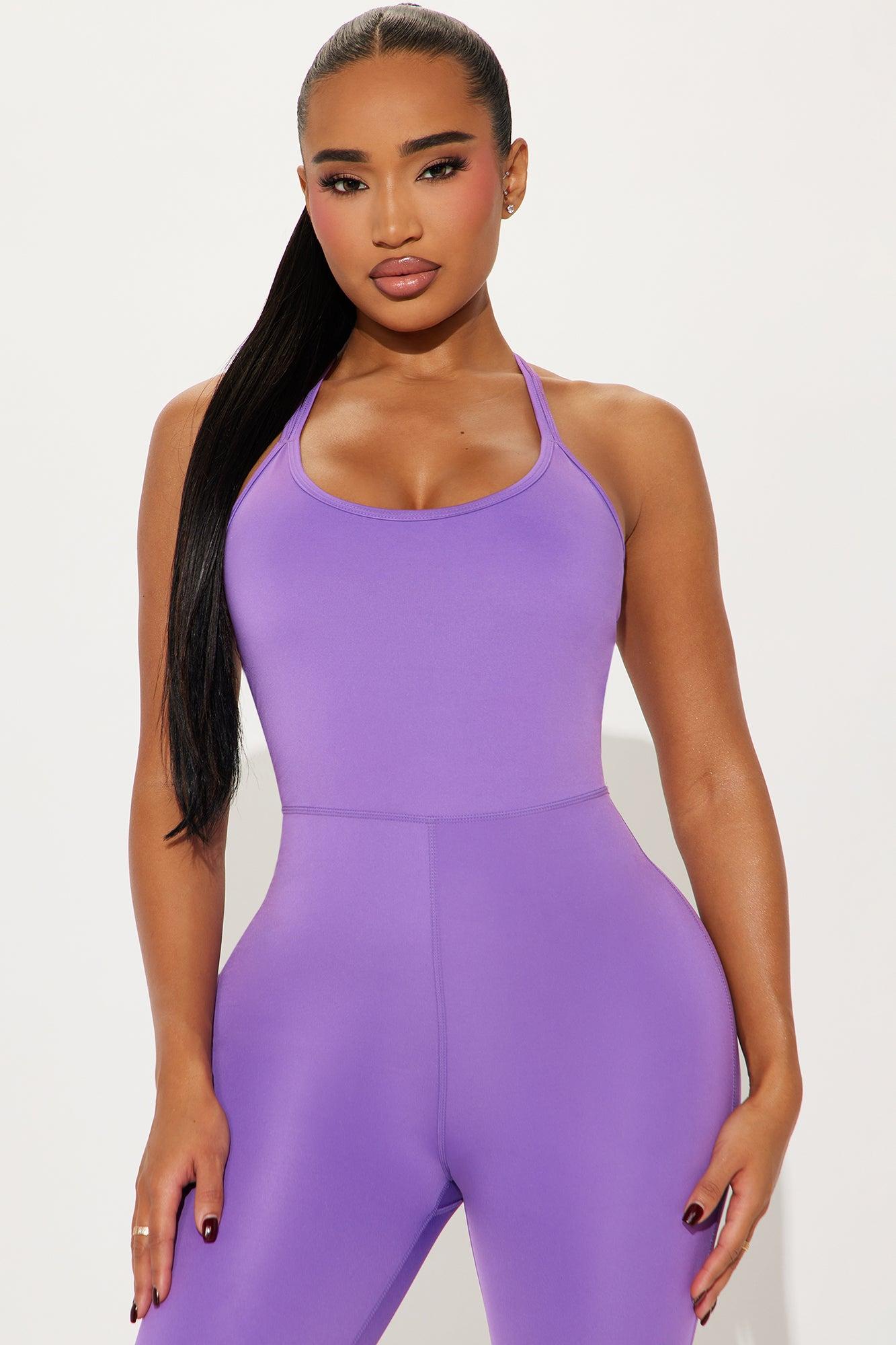 Your Aura Elevate Active Jumpsuit - Lavender Product Image