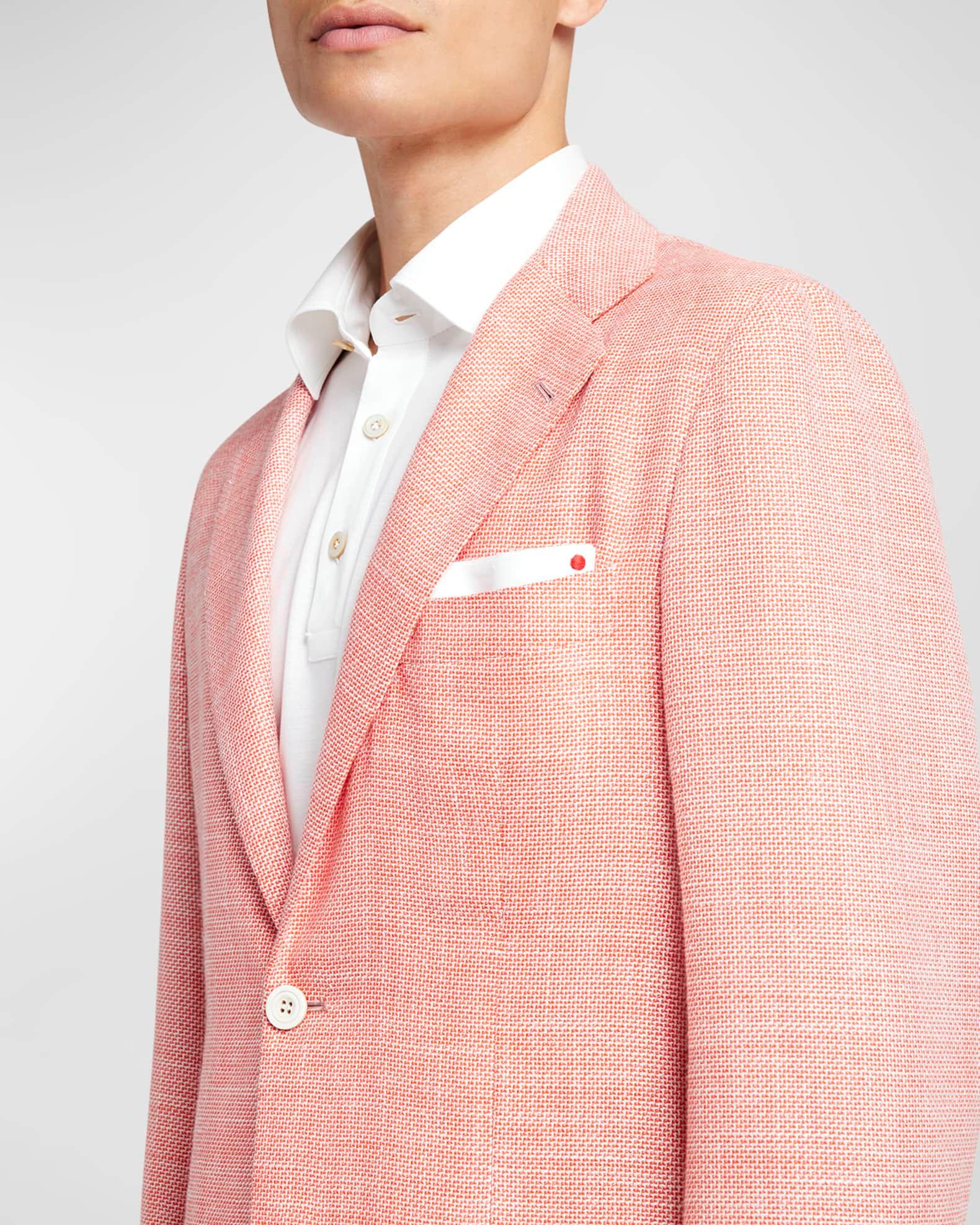 Men's Textured Wool-Blend Blazer Product Image