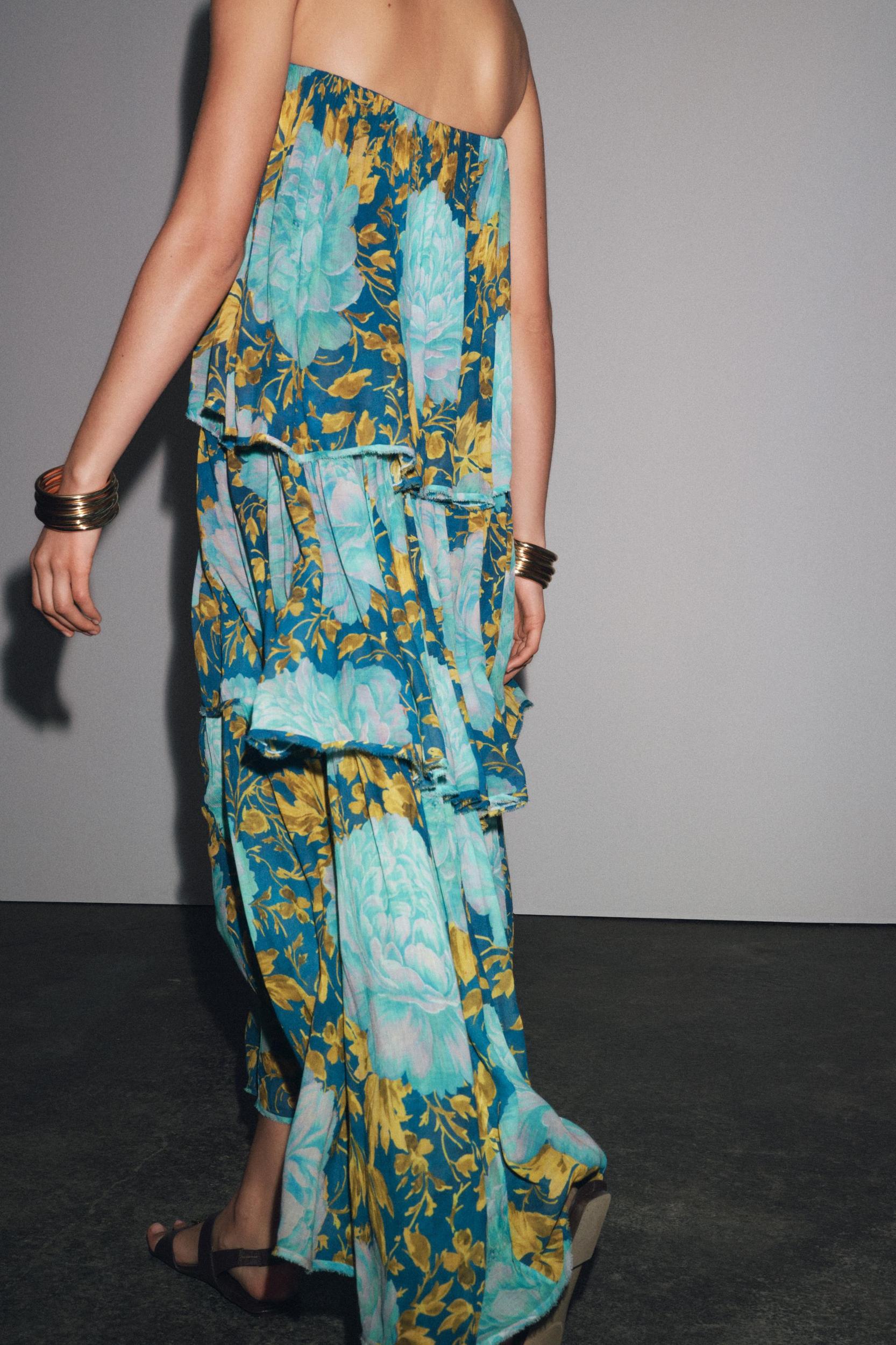 STRAPLESS DRESS ZW COLLECTION Product Image