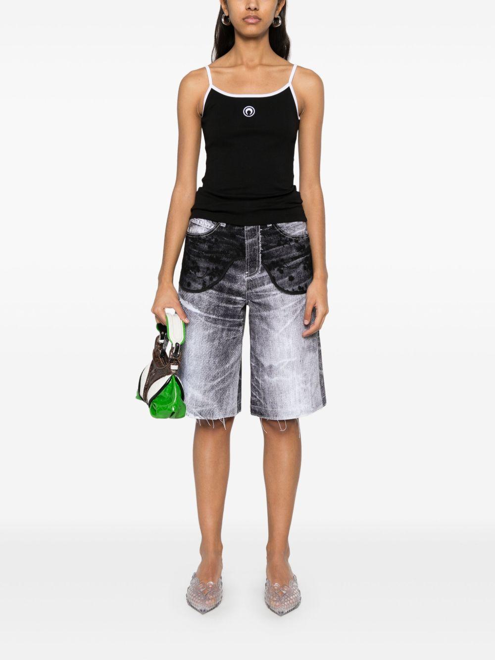 Moon Logo Ribbed tank top Product Image