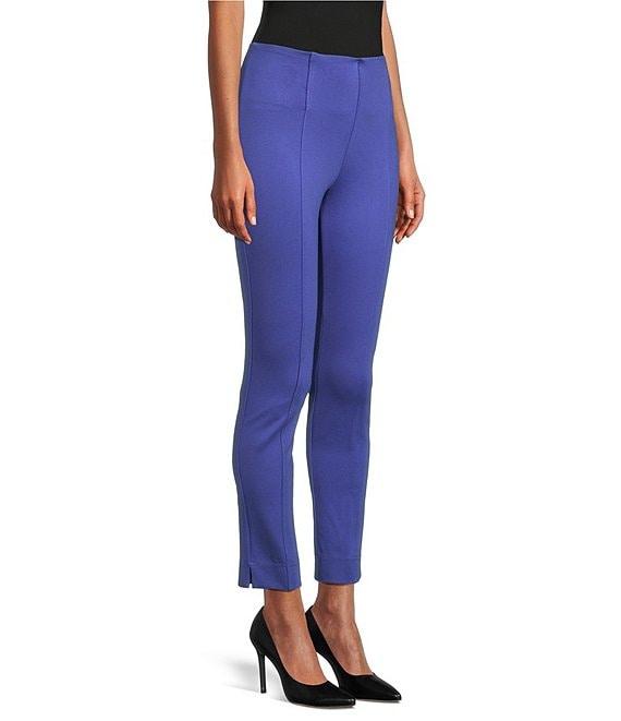 Slim Factor by Investments Coordinating Stretch Ponte Knit Ankle Skinny Pants Product Image