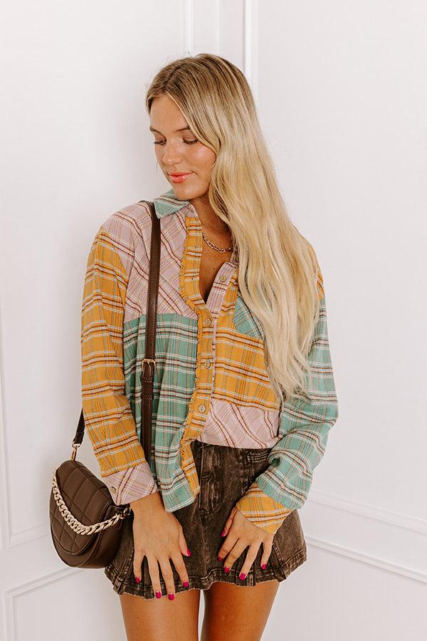 Mountain Overlook Colorblock Flannel Product Image