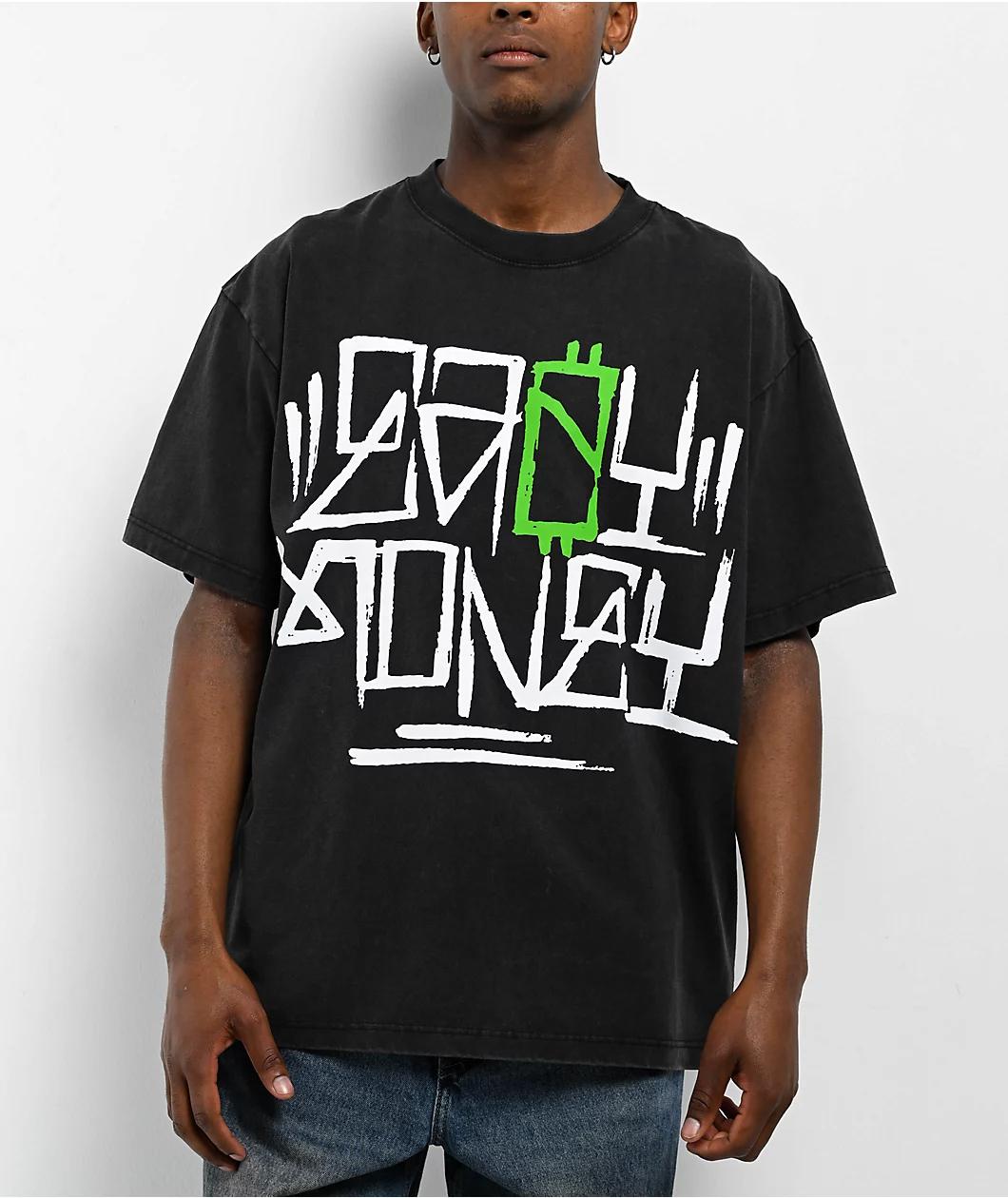 Strength Cartel Eazy Money Black T-Shirt Product Image