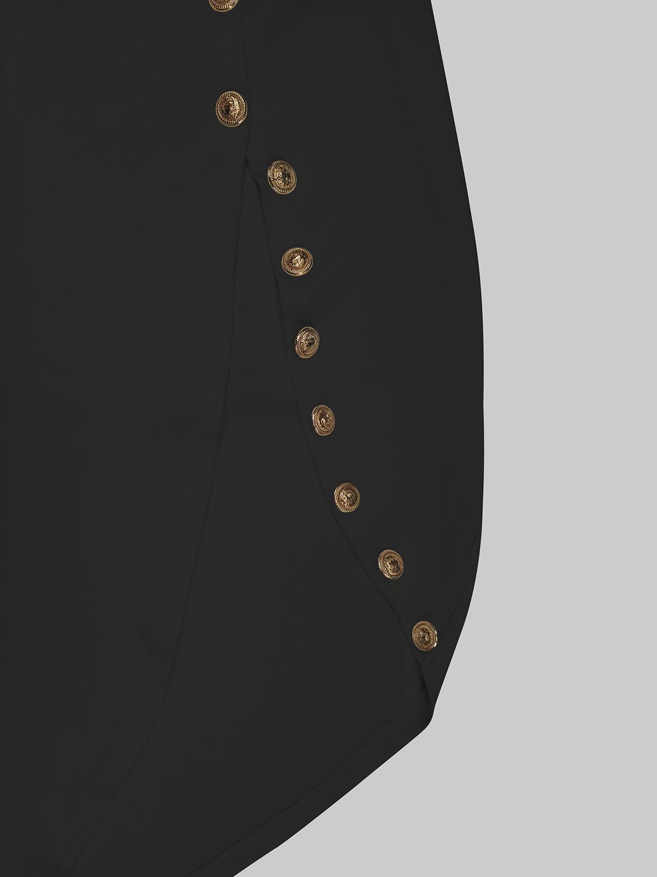 Loose Sleeveless Solid Color Split-side Shawl Collar Maxi Dresses Product Image