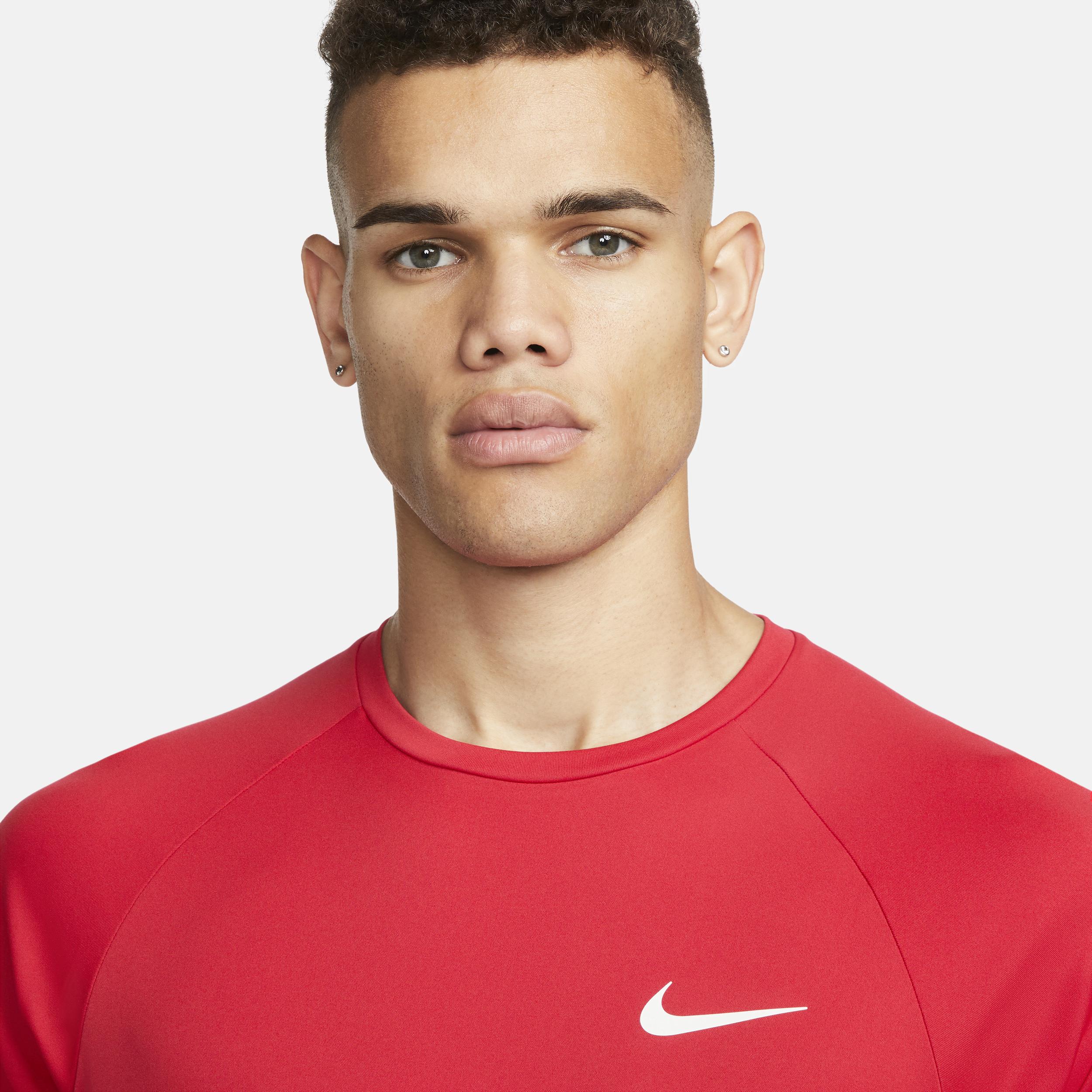 Nike Essential Men's Short-Sleeve Hydroguard Swim Shirt Product Image