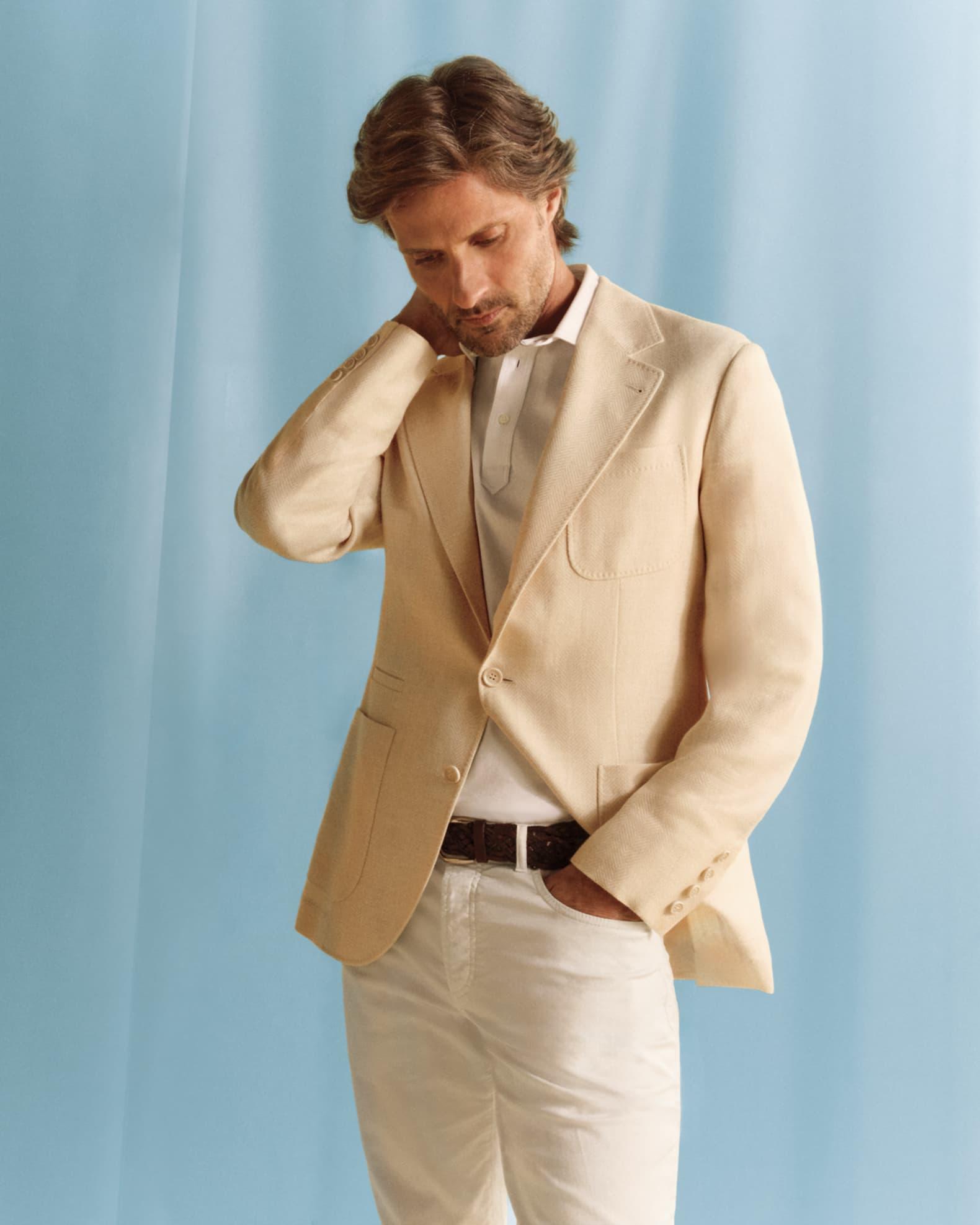 Men's Resca Textured Solid Sport Coat Product Image