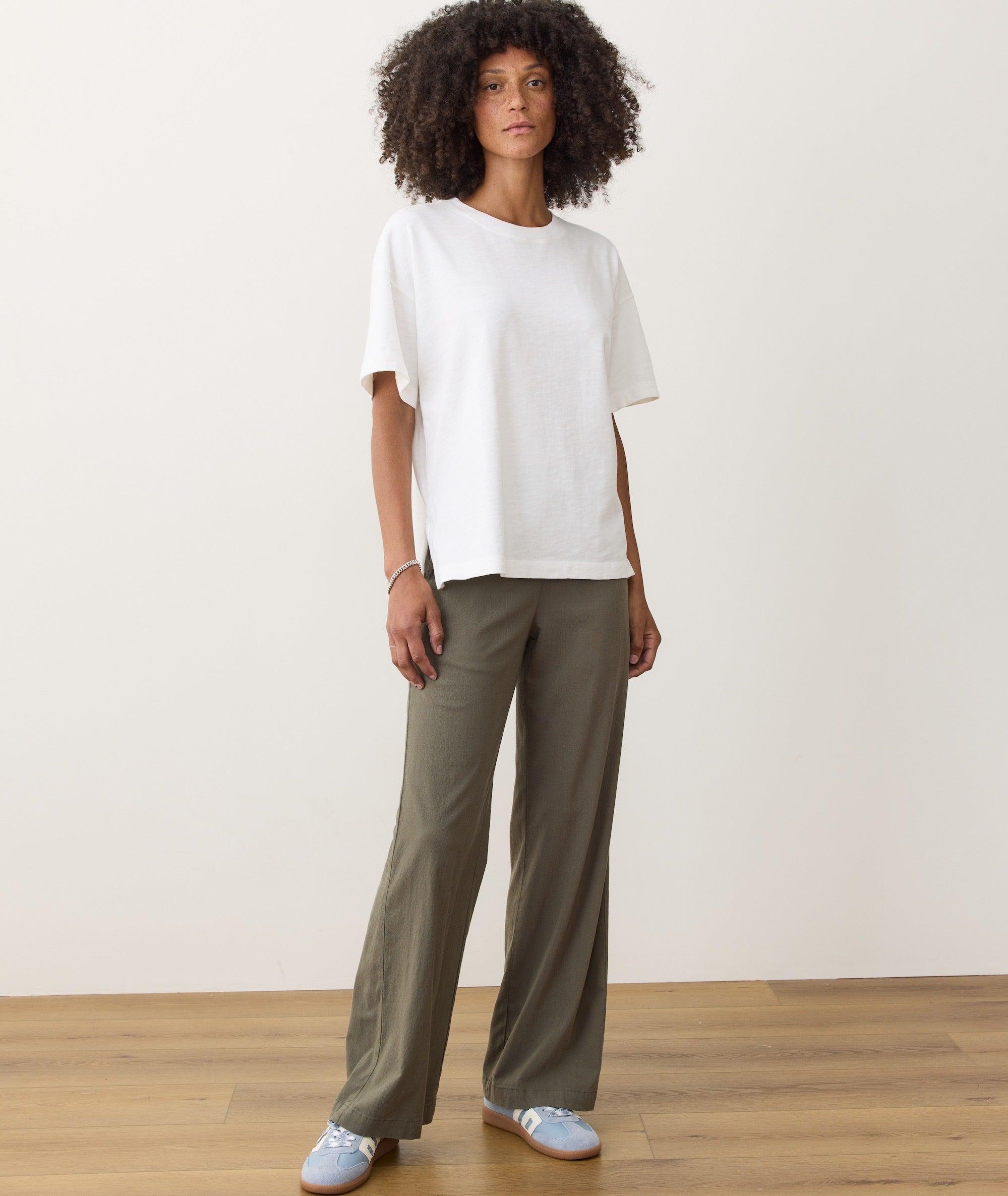 Sadie Vintage Slub Oversized Tee Product Image