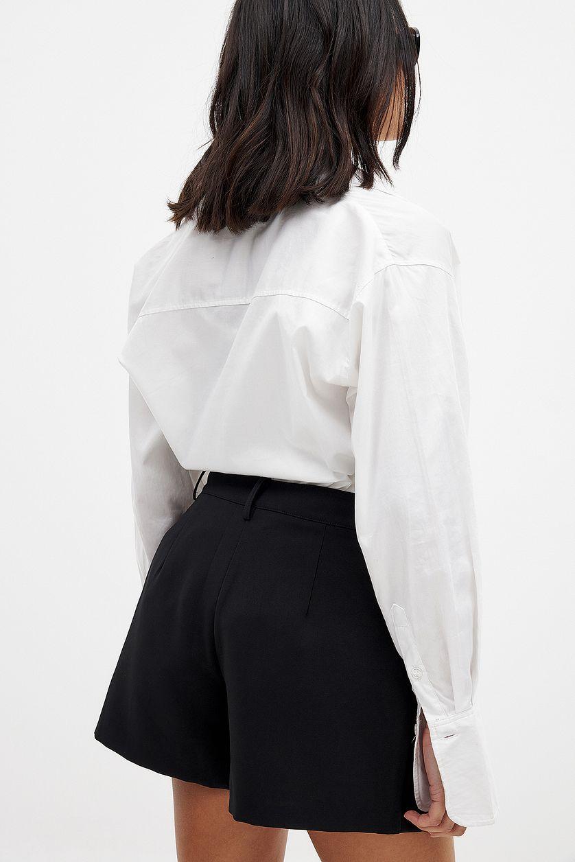 Tailored High Waist Shorts Product Image