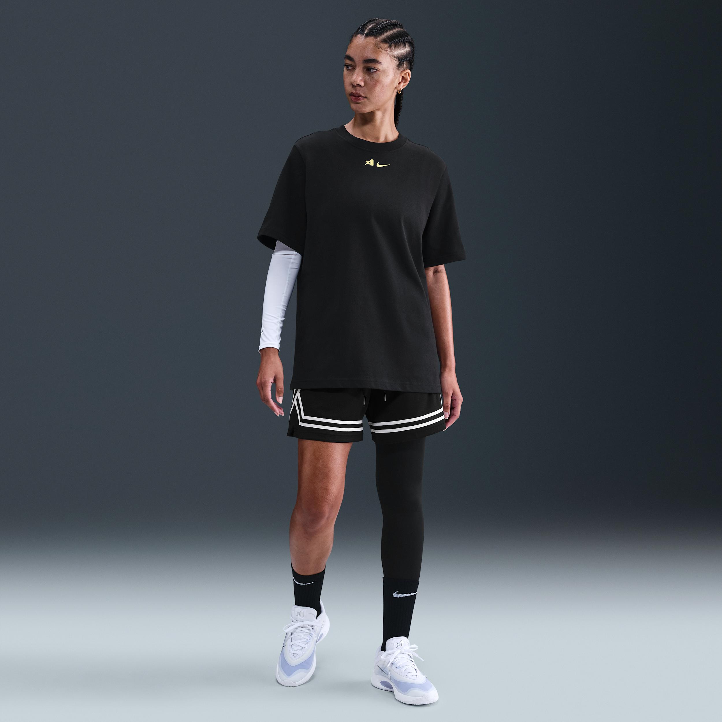 Nike Womens Aja Wilson Loose Short-Sleeve T-Shirt | HQ1696-011 Product Image