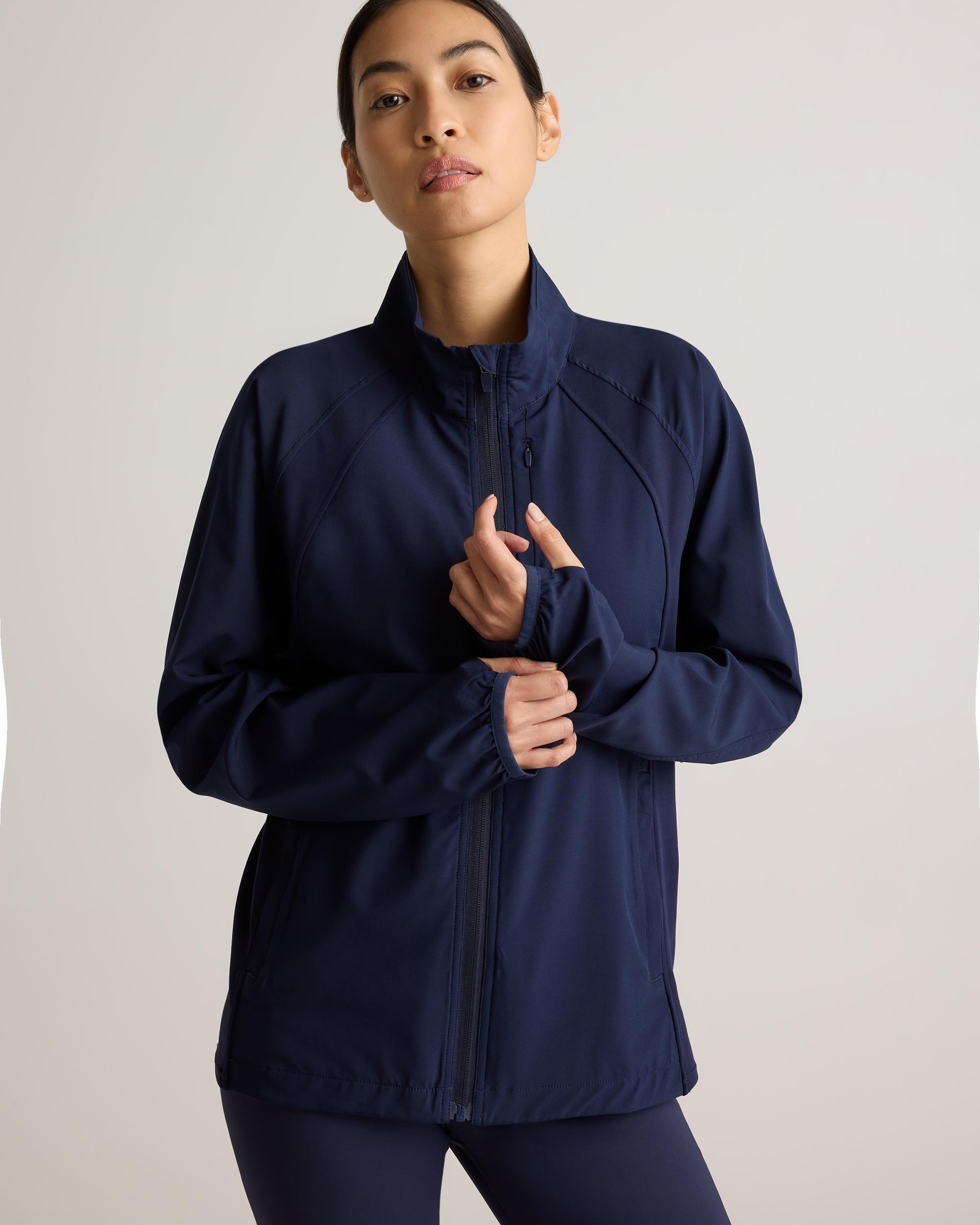 Quince | Women's Race Day Full-Zip Jacket Size XL, Recycled Polyester Product Image