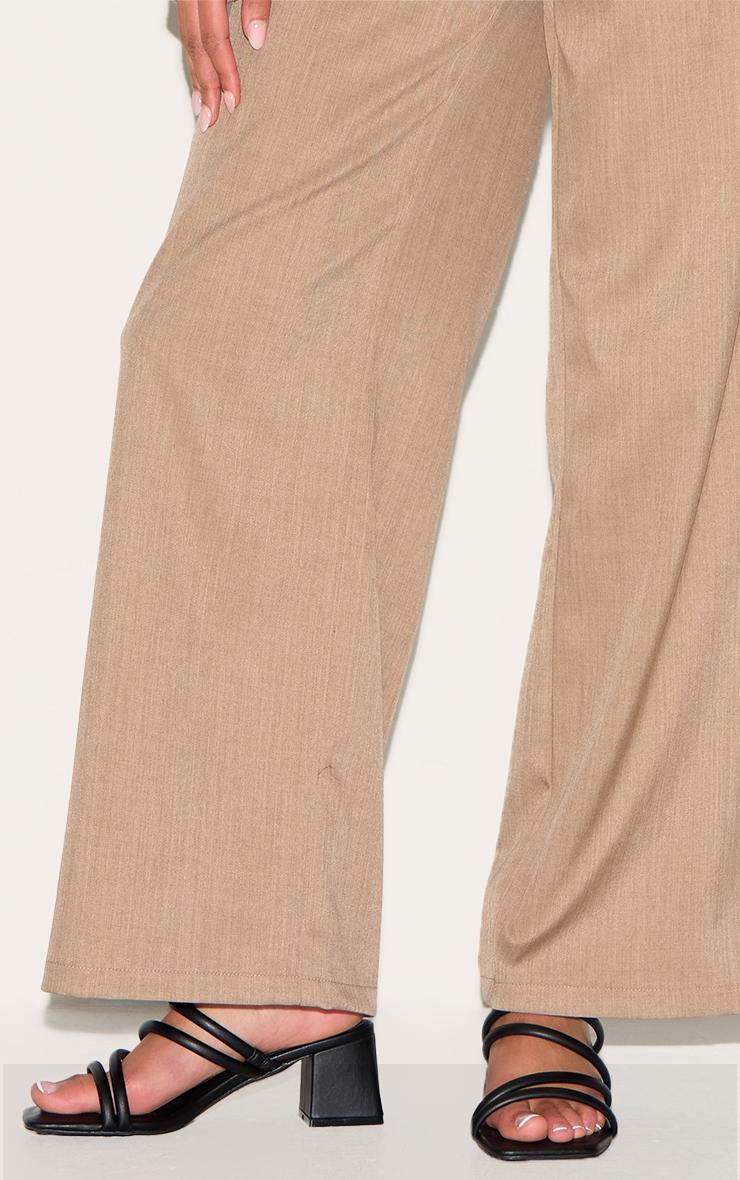 Black Wide Fit PU Square Toe Tube Strap Mid Block Heeled Sandals Product Image