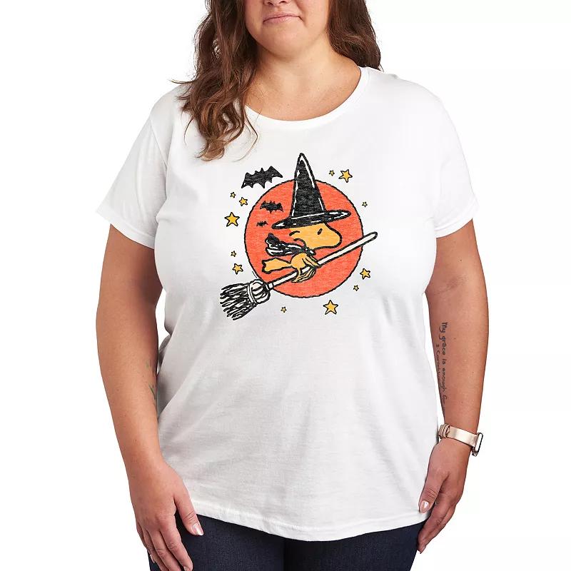 Womens Peanuts Woodstock Witch Graphic Tee Product Image