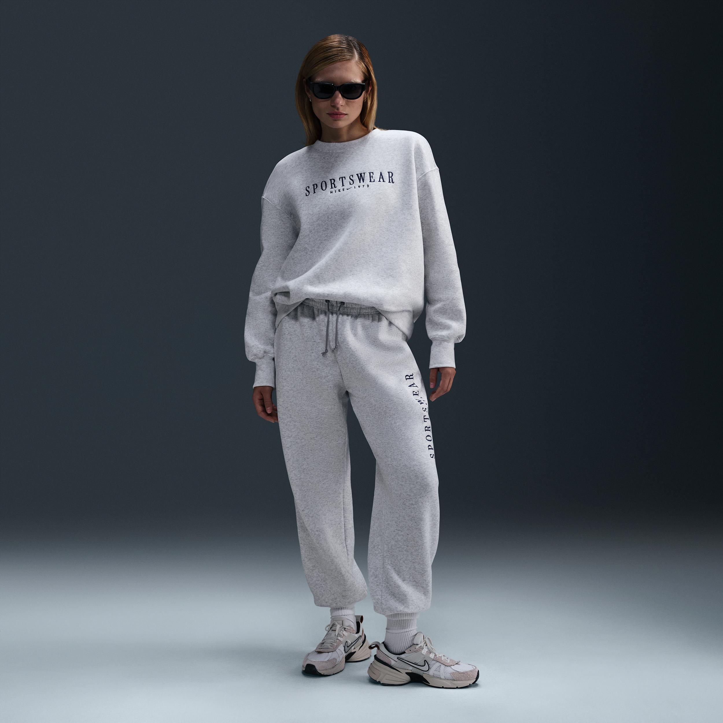 Womens Nike Sportswear Phoenix Fleece High-Waisted Oversized Sweatpants | HV4669-051 Product Image