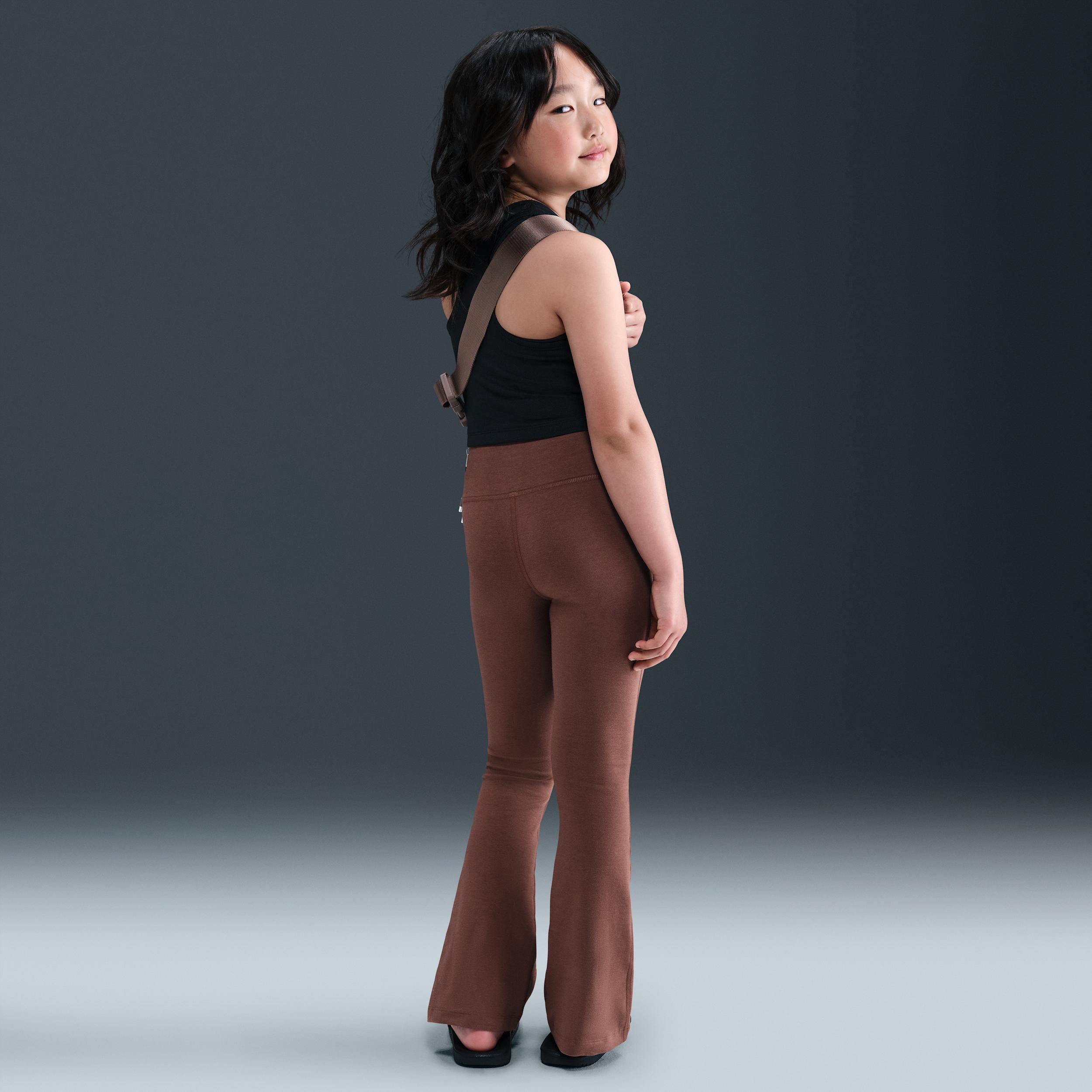 Women's Nike Sportswear Classic Girls' High-Waisted Flared Leggings Product Image