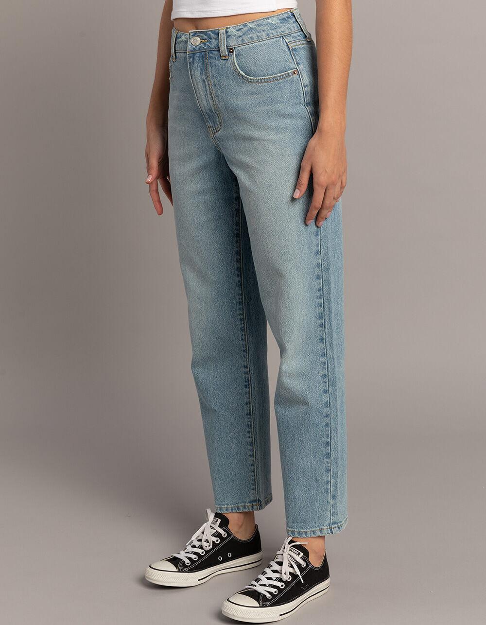 RSQ Womens High Rise Straight Jeans - LIGHT WASH Product Image