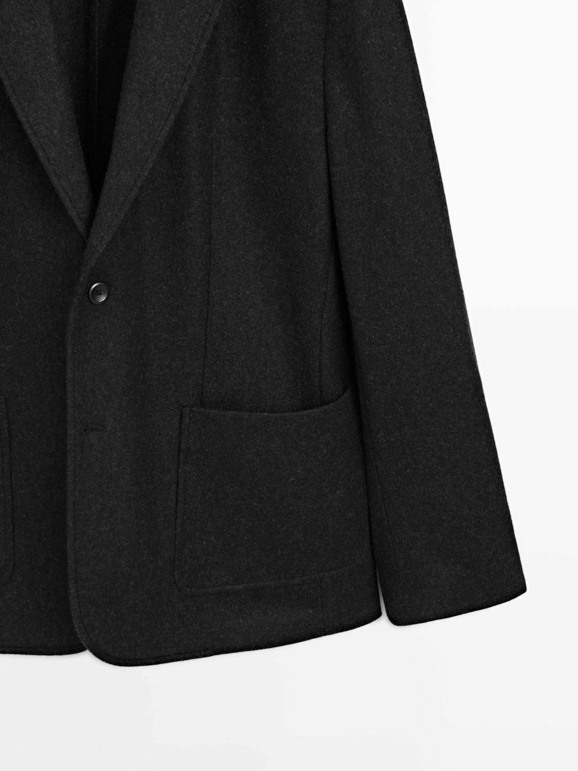Wool blend suit blazer Product Image