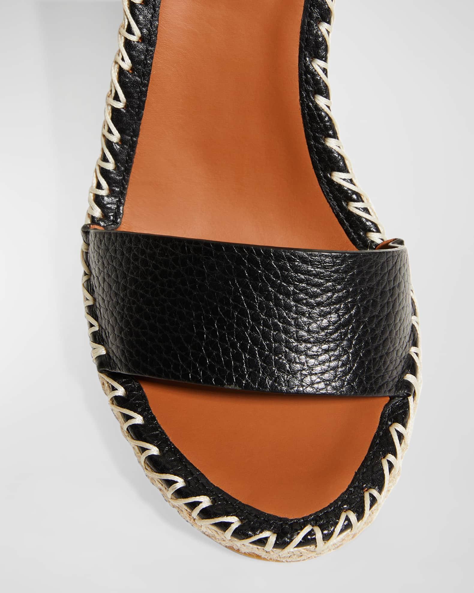 Rockstud Double Espadrille Wedge Sandals Product Image