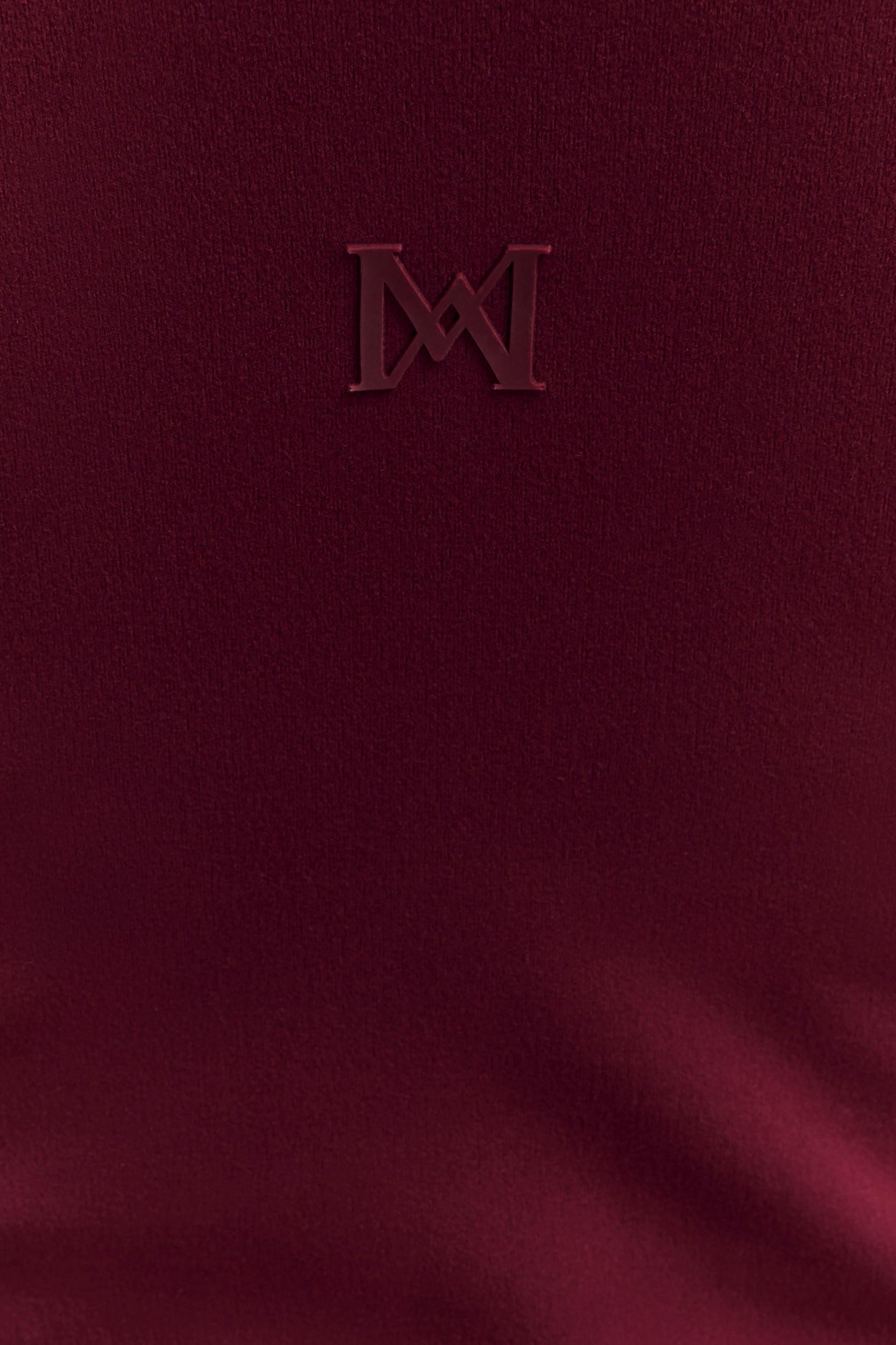 Alexandra Yoga Top - Burgundy Product Image