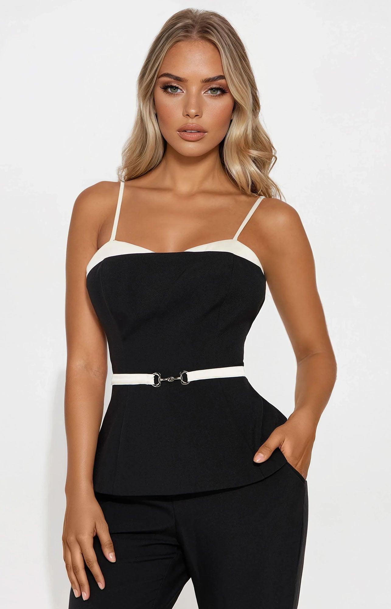 Back In Style Pant Set - Black Product Image