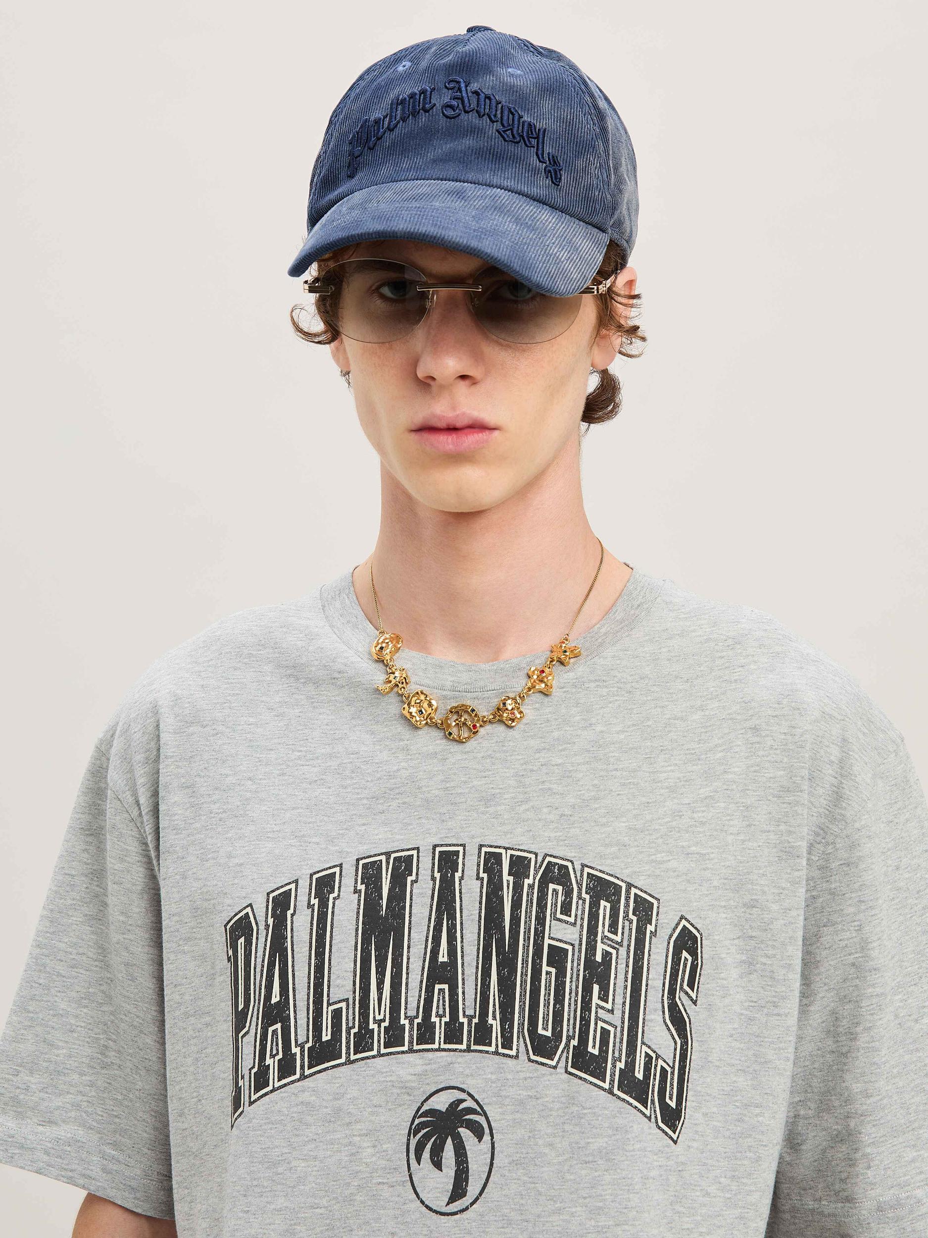 COLLEGE PALM SLIM TEE GREY MELANGE - BLA Product Image