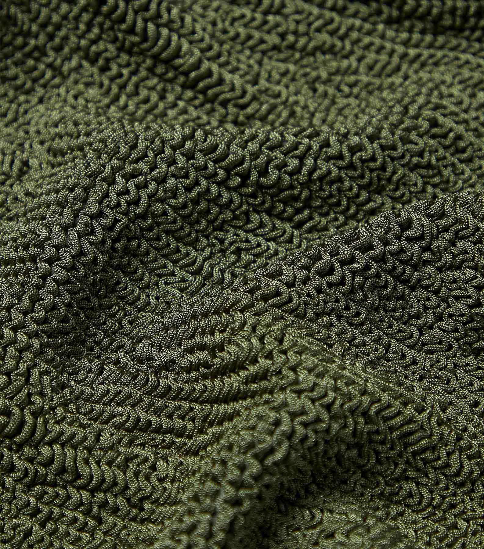 Coverage Square Neck Swim - Metallic Khaki Product Image