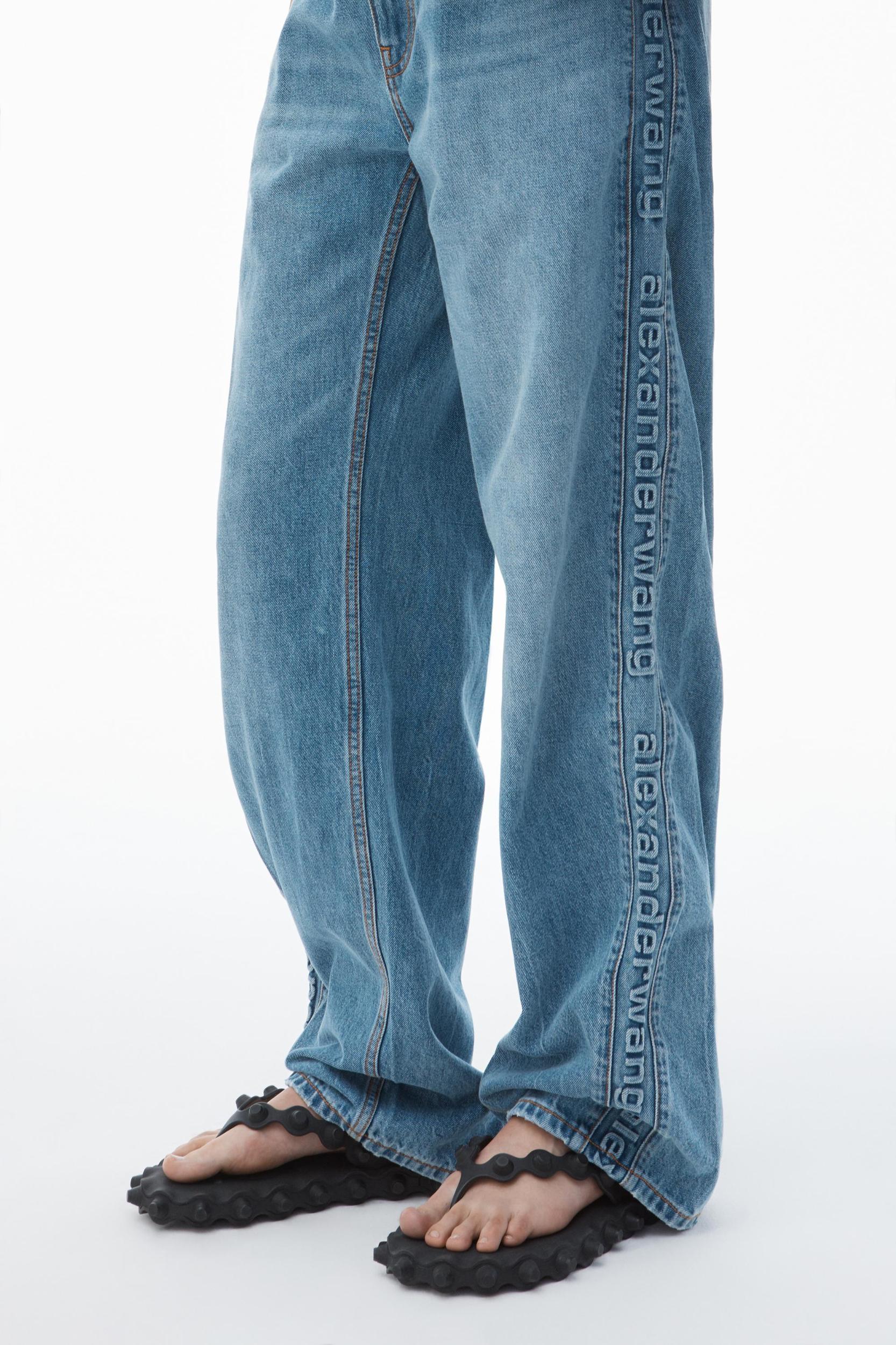 Punch Tote Bag In Cotton Denim Product Image