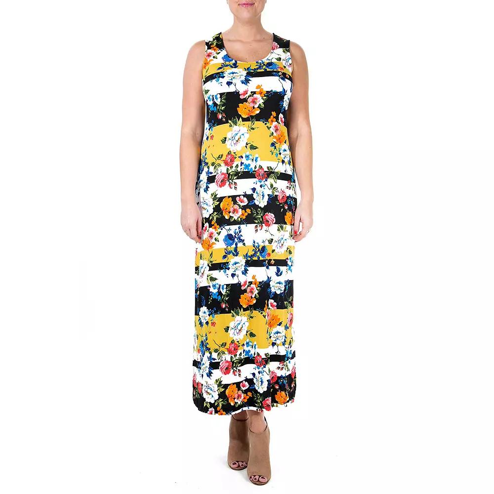 Women's Nina Leonard Print Maxi Dress,  Product Image