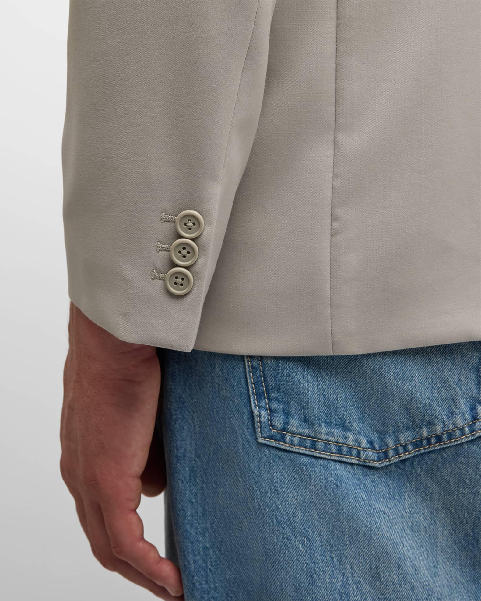 Men's Boxy Two-Piece Double-Breasted Blazer Suit Product Image