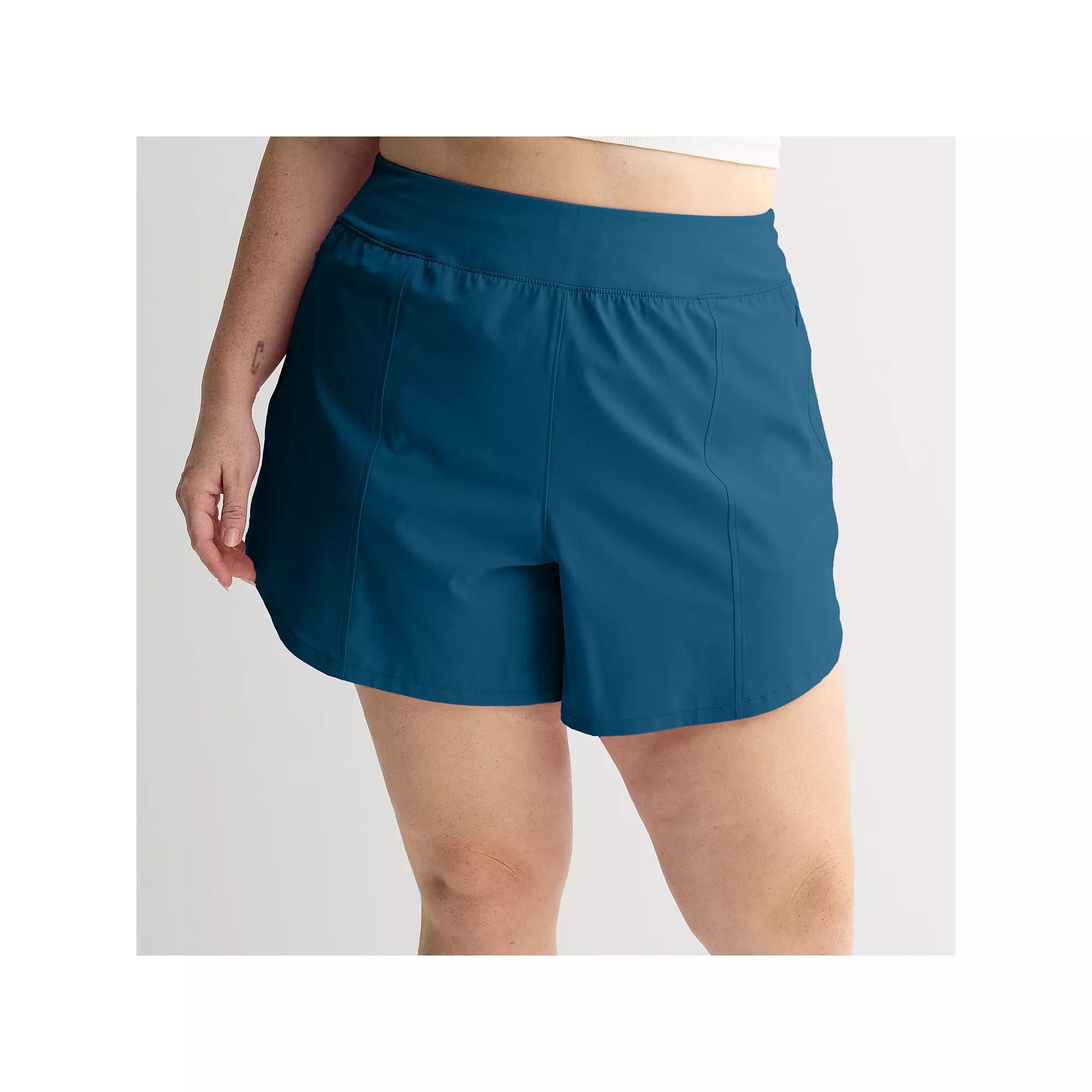 Plus Size Tek Gear® Multi-Purpose Shorts, Women's, Size: 1XL, Peyton Purple Product Image