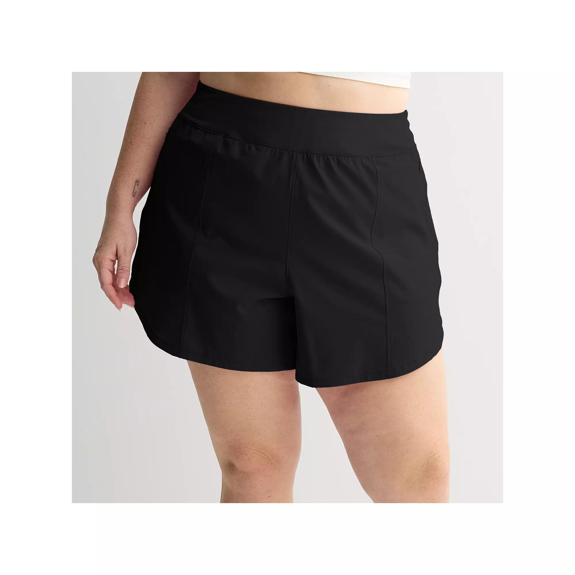 Plus Size Tek Gear® Multi-Purpose Shorts, Women's, Size: 3XL, Mineral Black Product Image