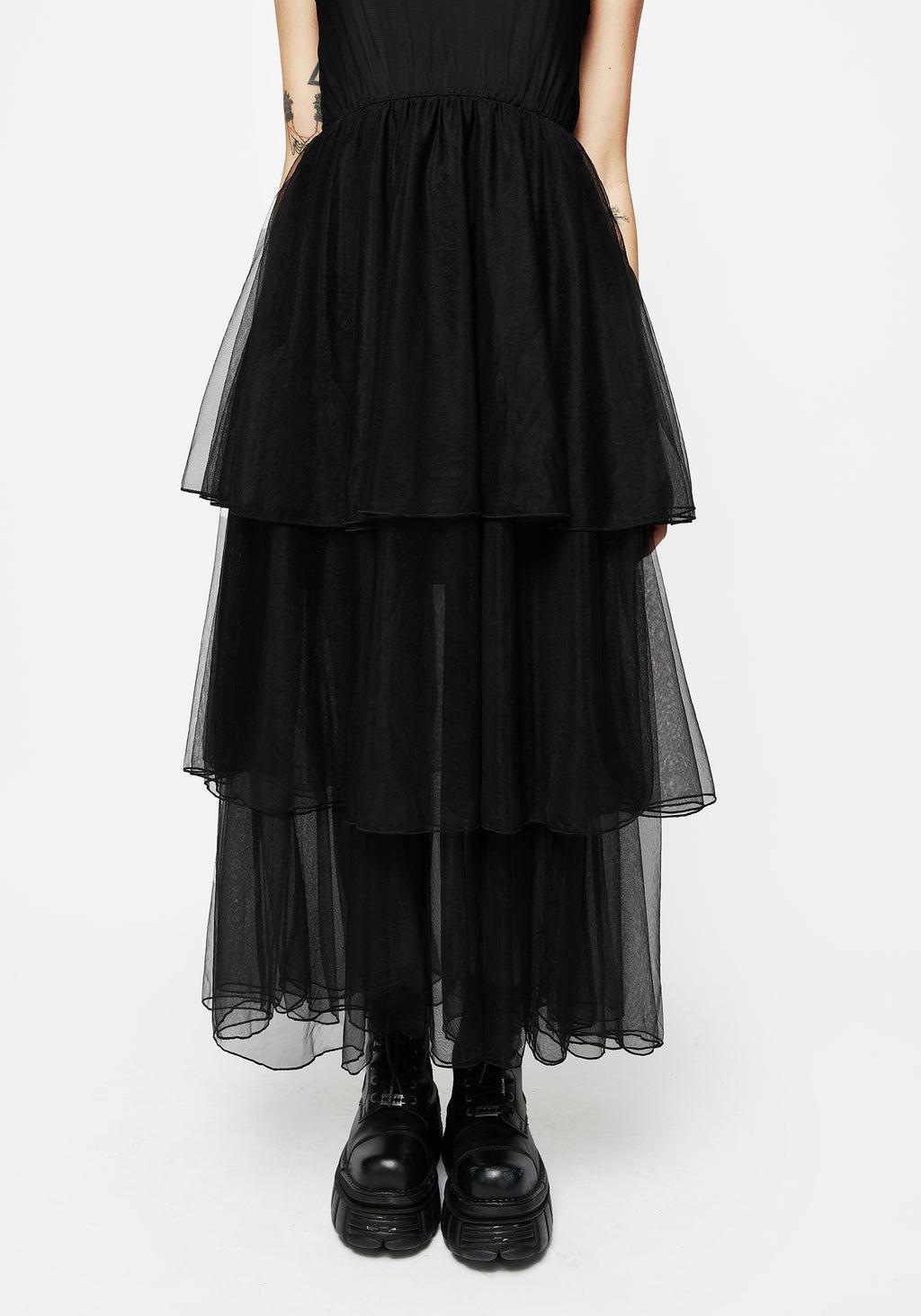 Opus Layered Tulle Apron Maxi Dress Product Image