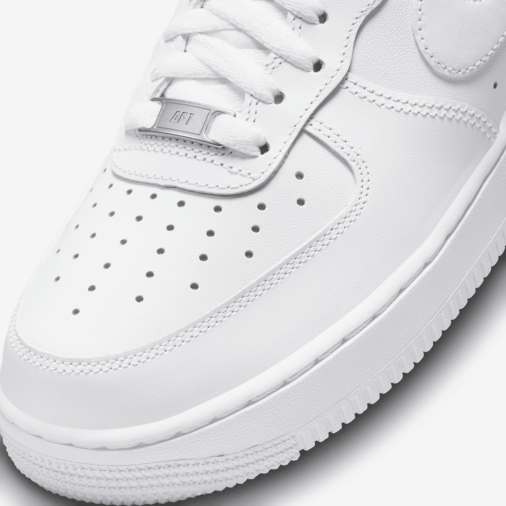 Nike Womens Nike Air Force 1 07 Flyease - Womens Shoes White/White/White Product Image
