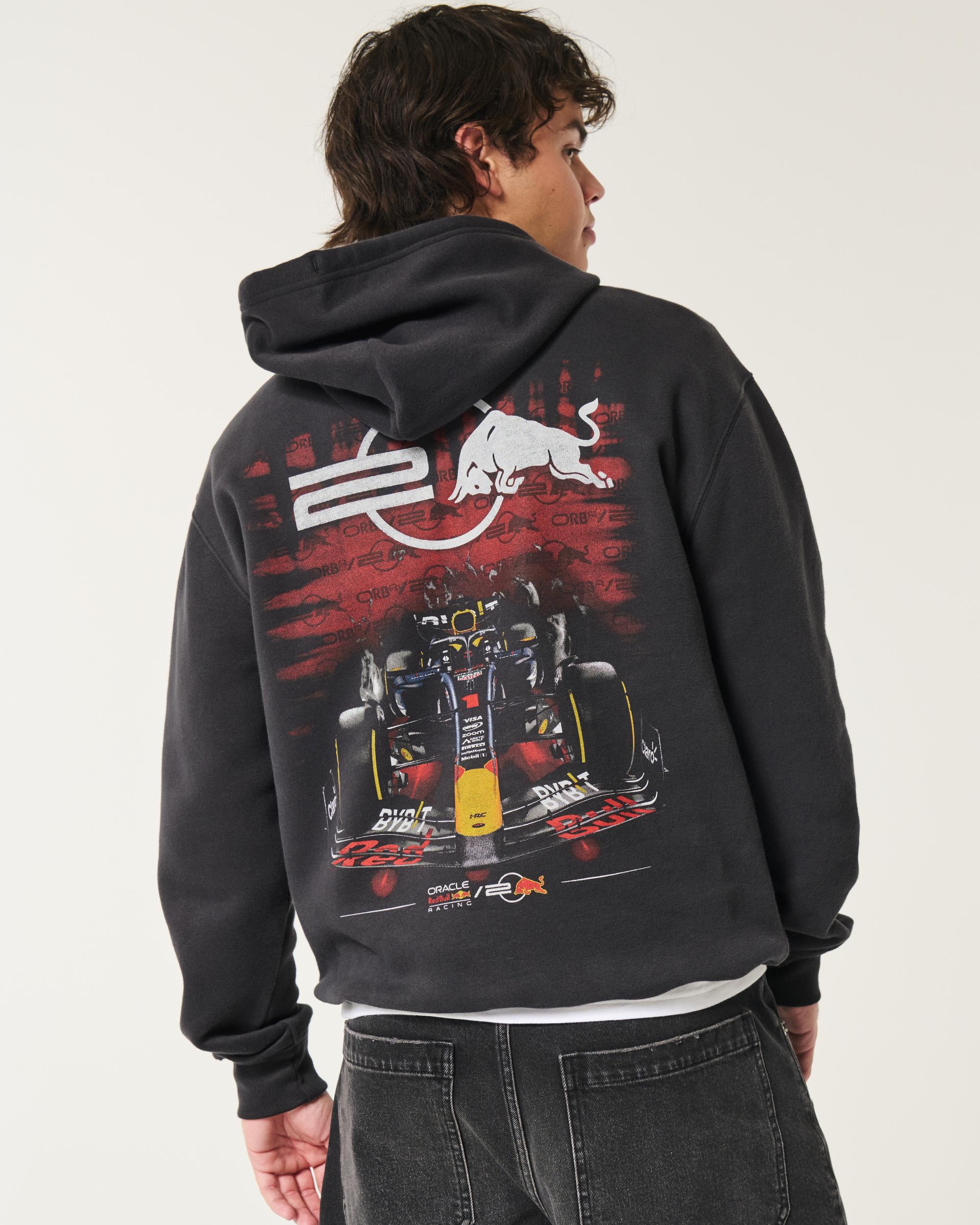 Relaxed Oracle Red Bull Racing Graphic Hoodie Product Image