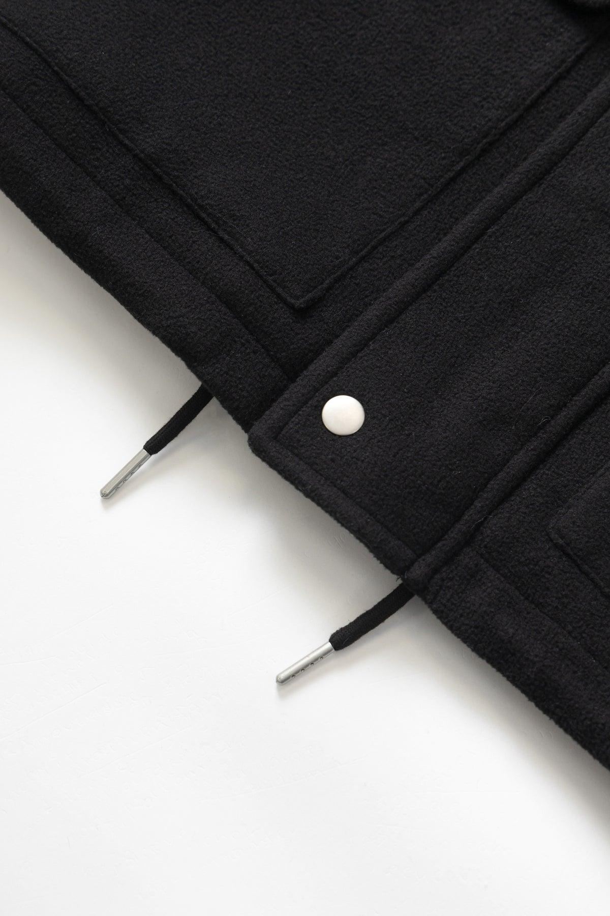 Blacksmith - Polar Fleece Warm Up Jacket - Black Product Image