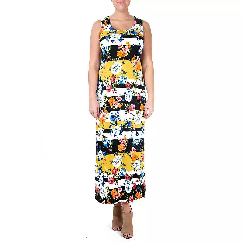 Women's Nina Leonard Print Maxi Dress,  Product Image
