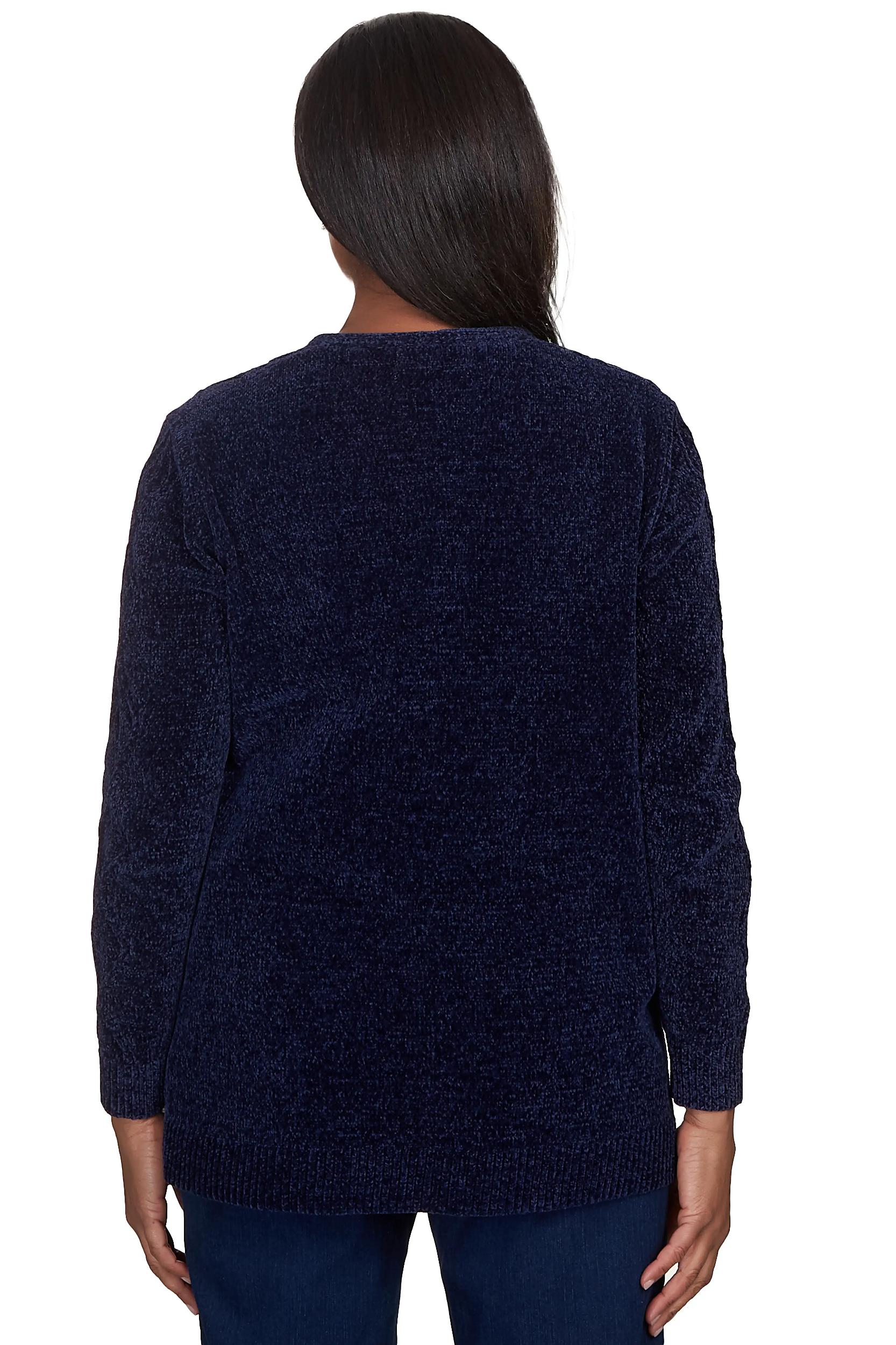 Chenille Long Open Cardigan Product Image