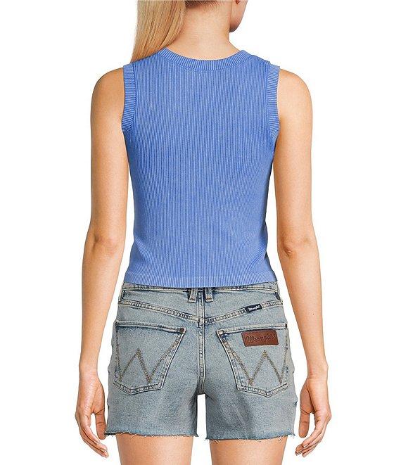 Moa Moa Sleeveless Crewneck Tank Top Product Image