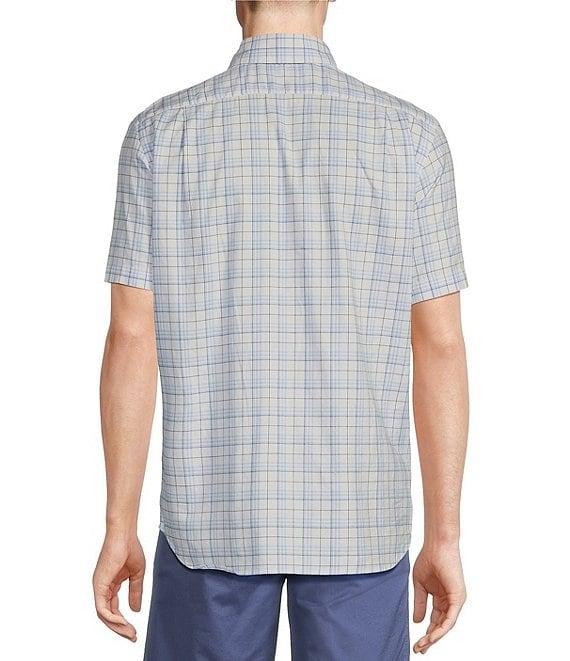 Cremieux Blue Label Lightweight Oxford Plaid Short Sleeve Woven Shirt Product Image