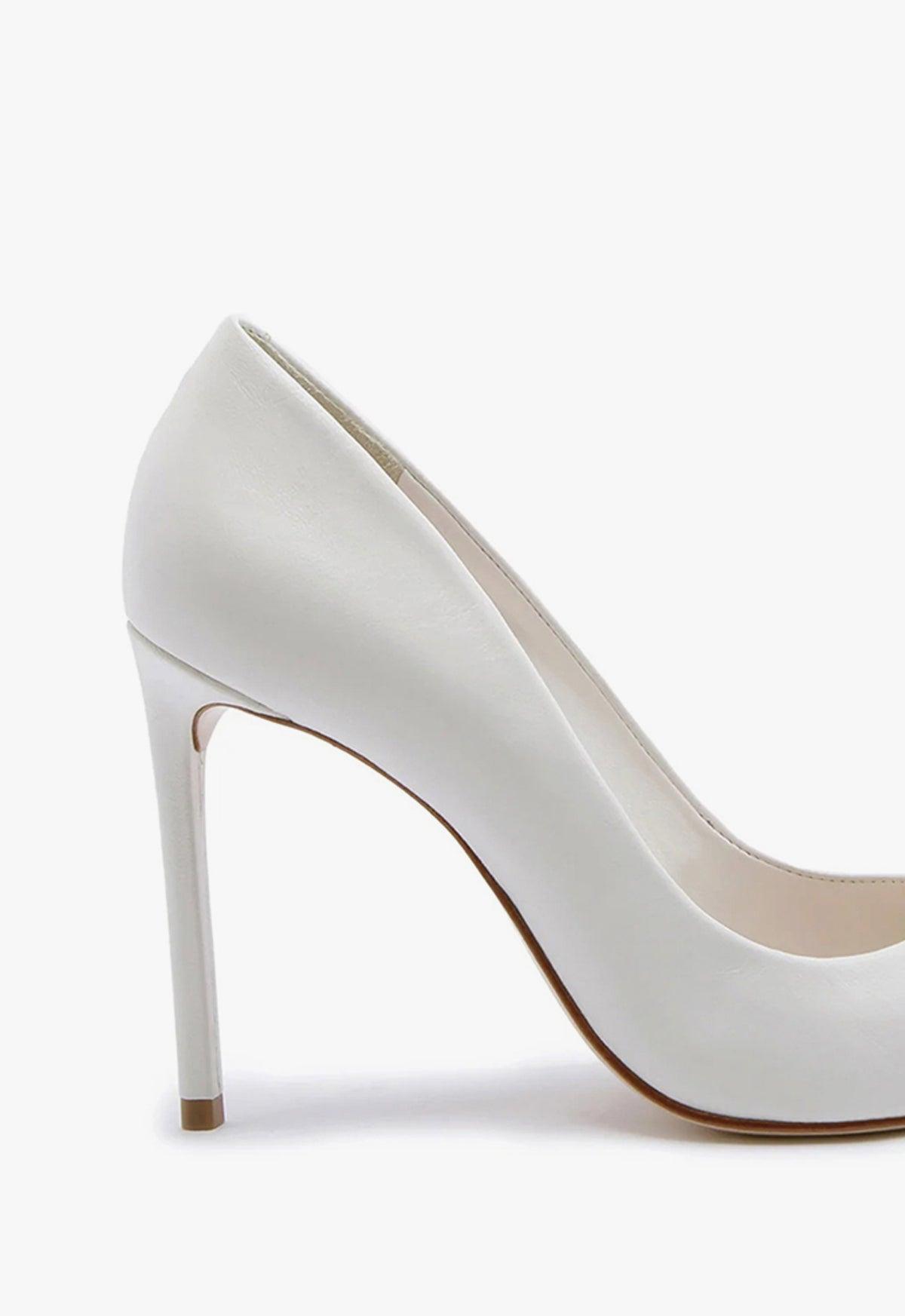 Lou High Stiletto White Pump Female Product Image