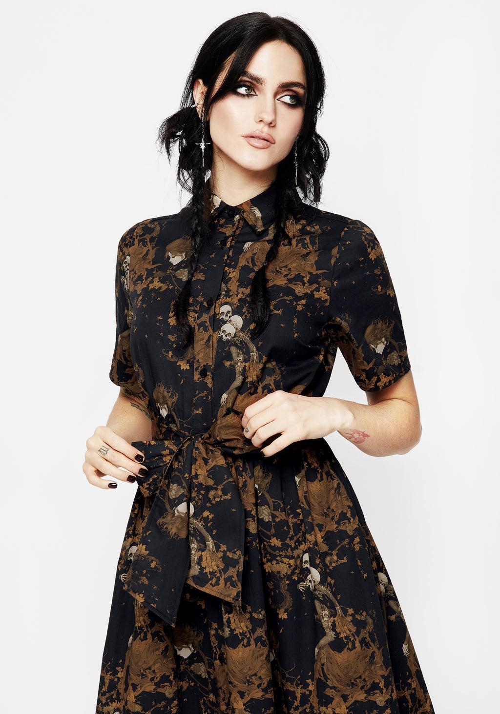 Underworld Cotton Midi Shirt Dress Product Image