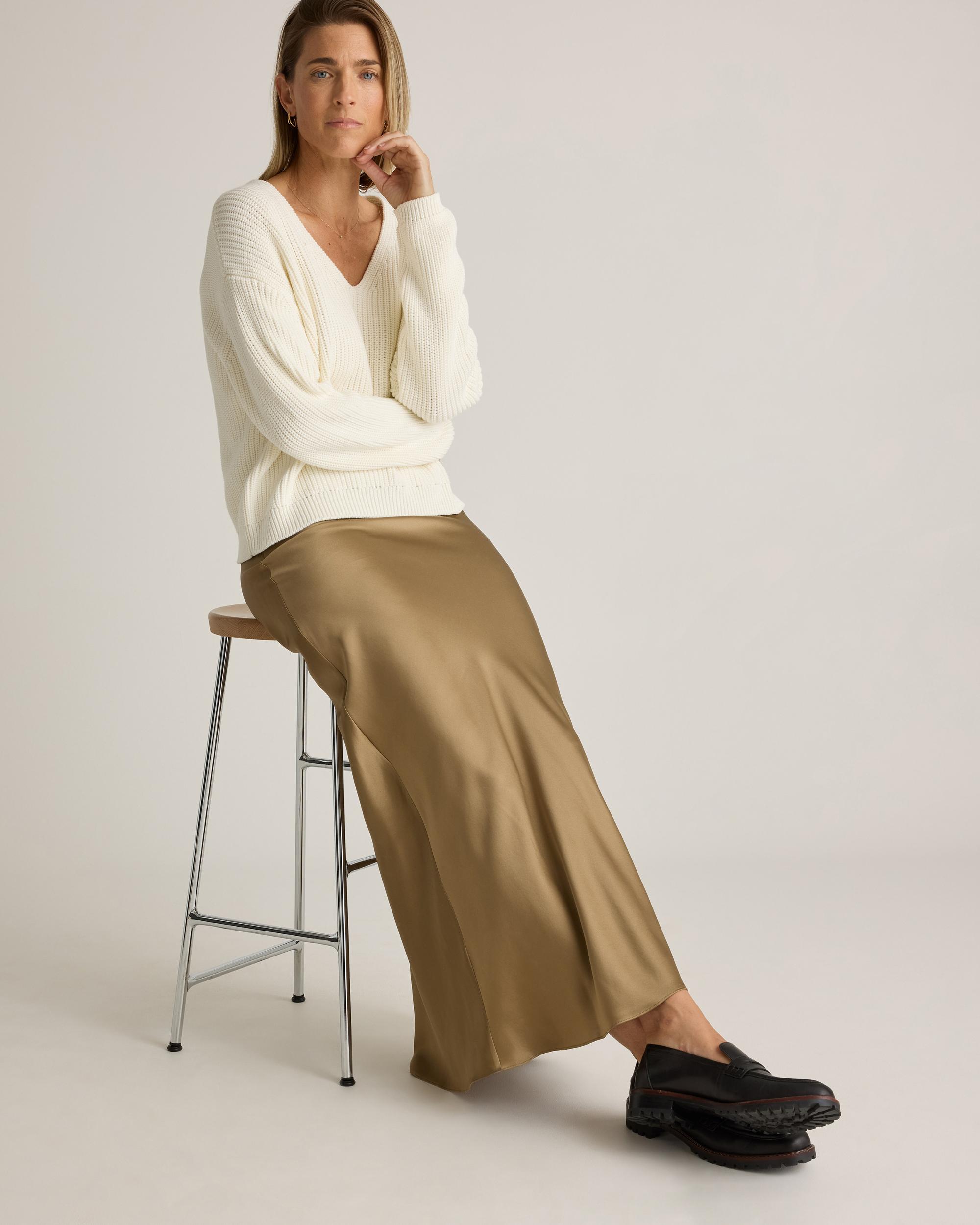 Quince | Women's Mongolian Cashmere Polo Sweater Product Image