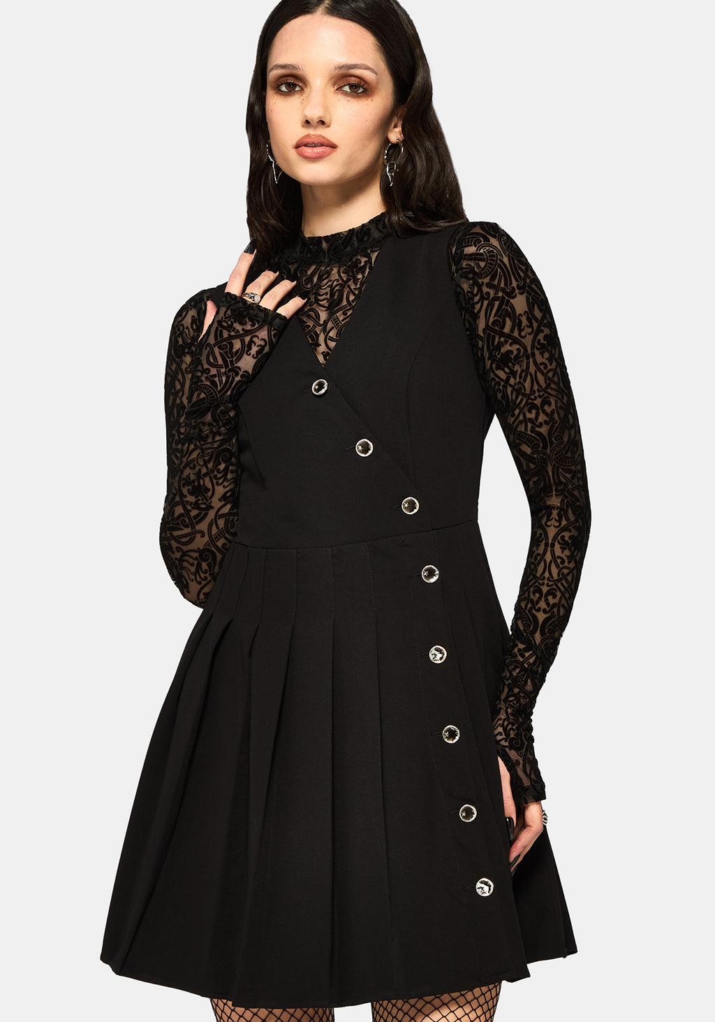 Moonage Asymmetric Sleeveless Mini Dress Product Image